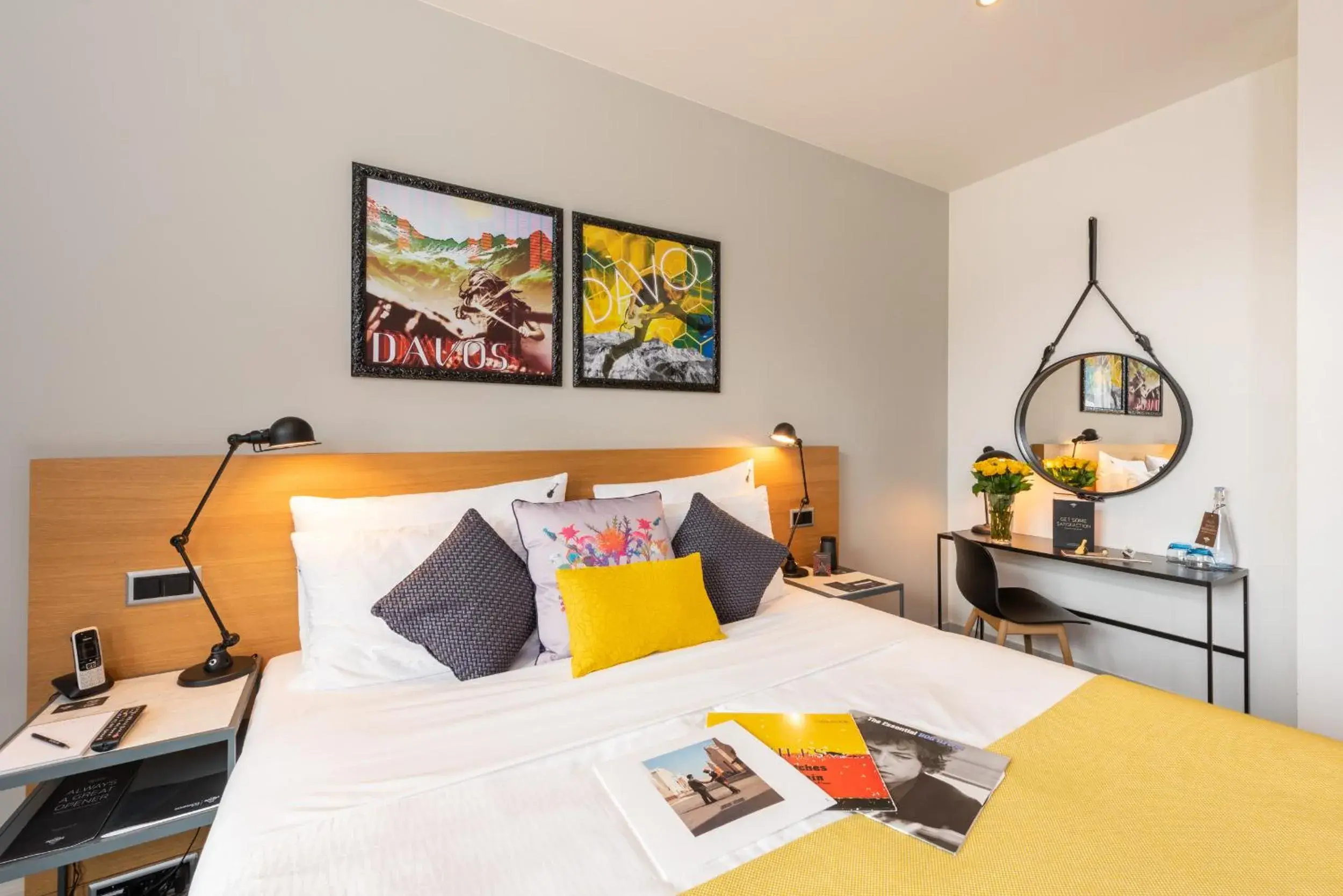 Bed in Hard Rock Hotel Davos Bed in Hard Rock Hotel Davos