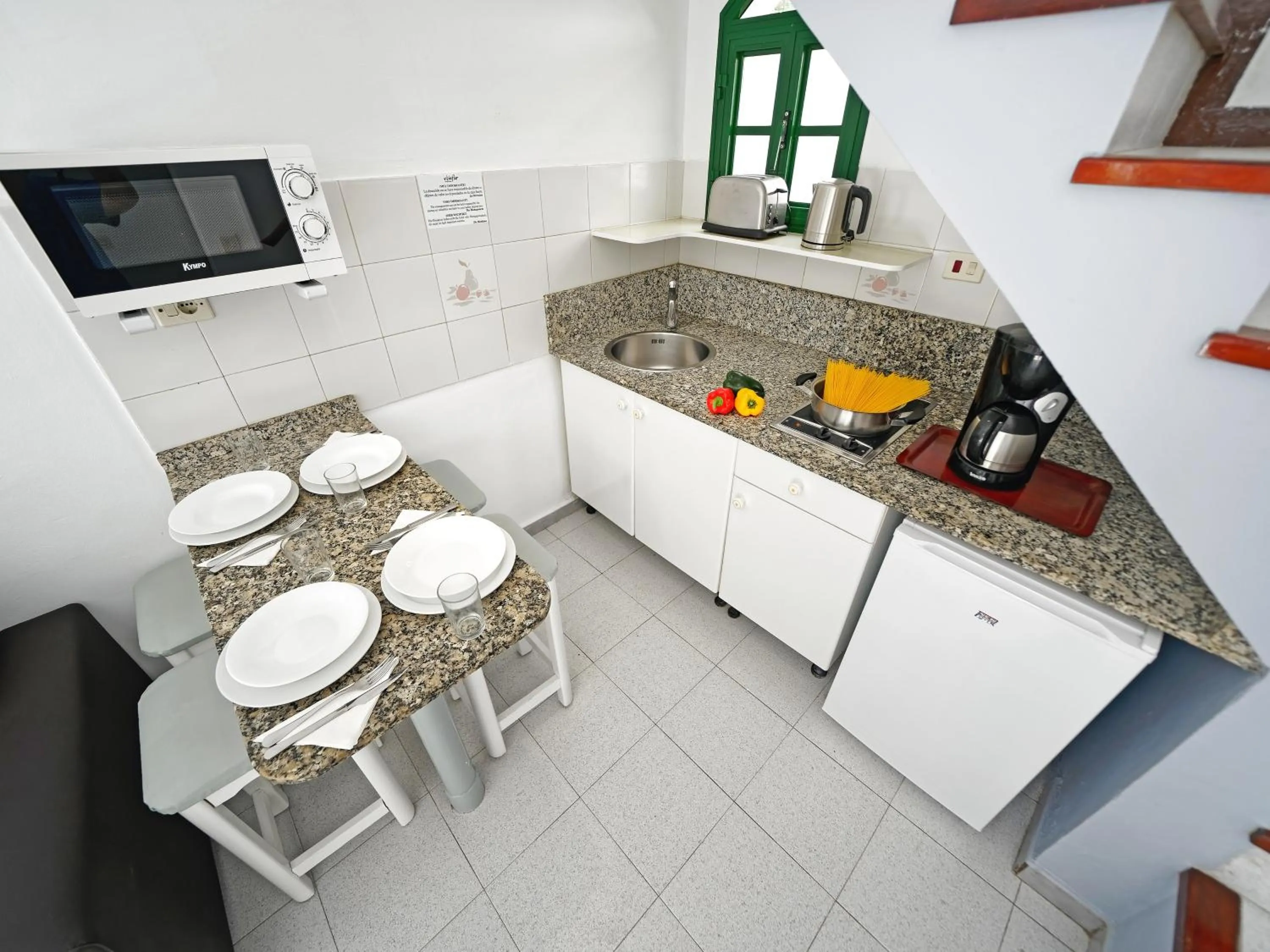 Coffee/tea facilities in Bungalows Vistaflor