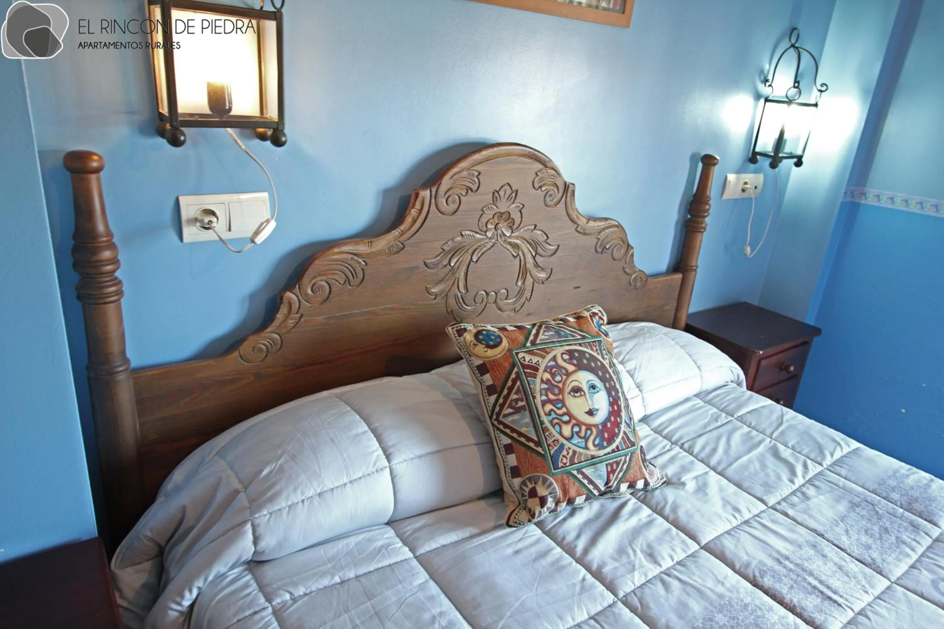 Bedroom, Bed in El Rincon de Piedra