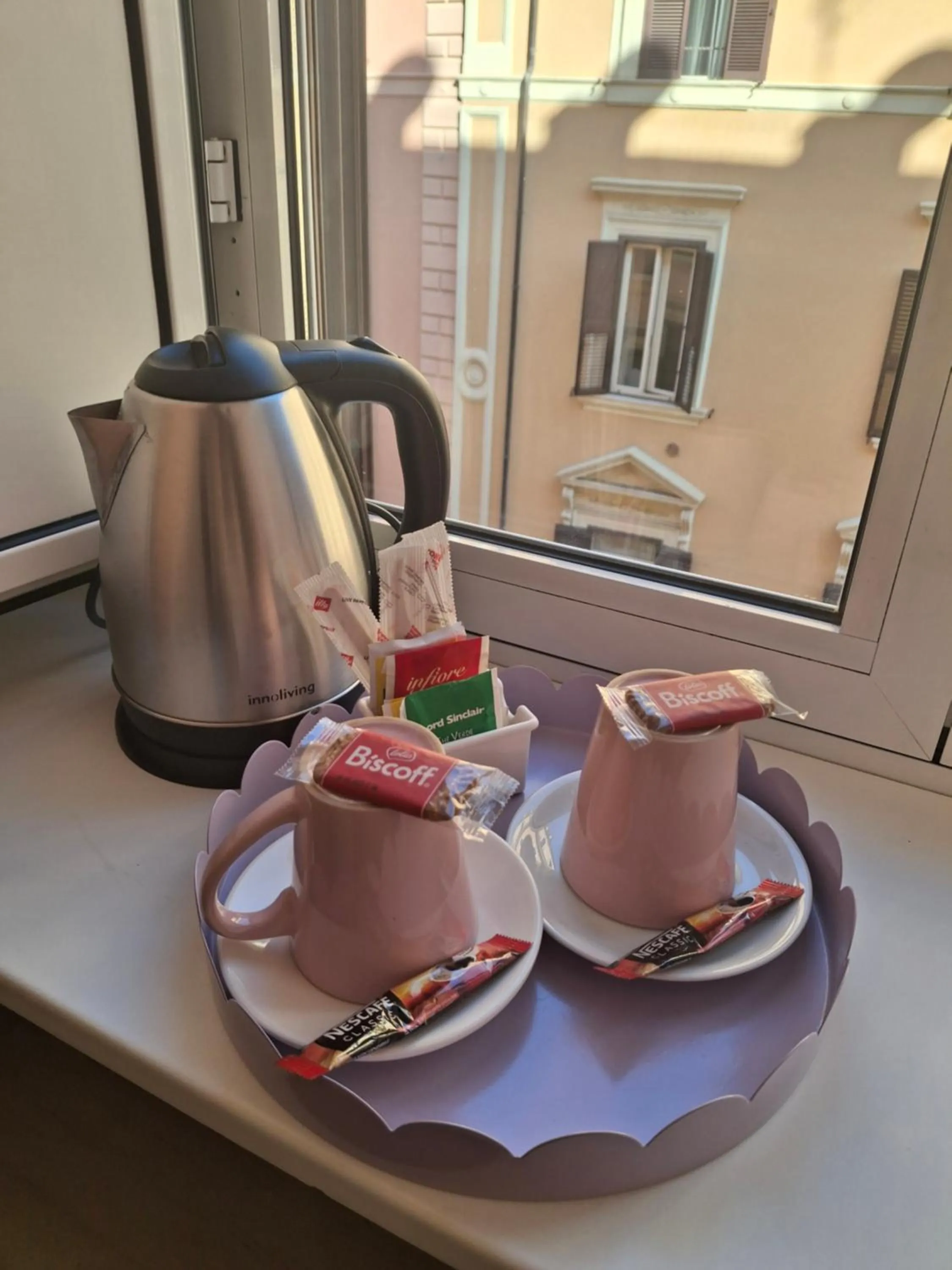 Coffee/tea facilities in Hotel Castelfidardo