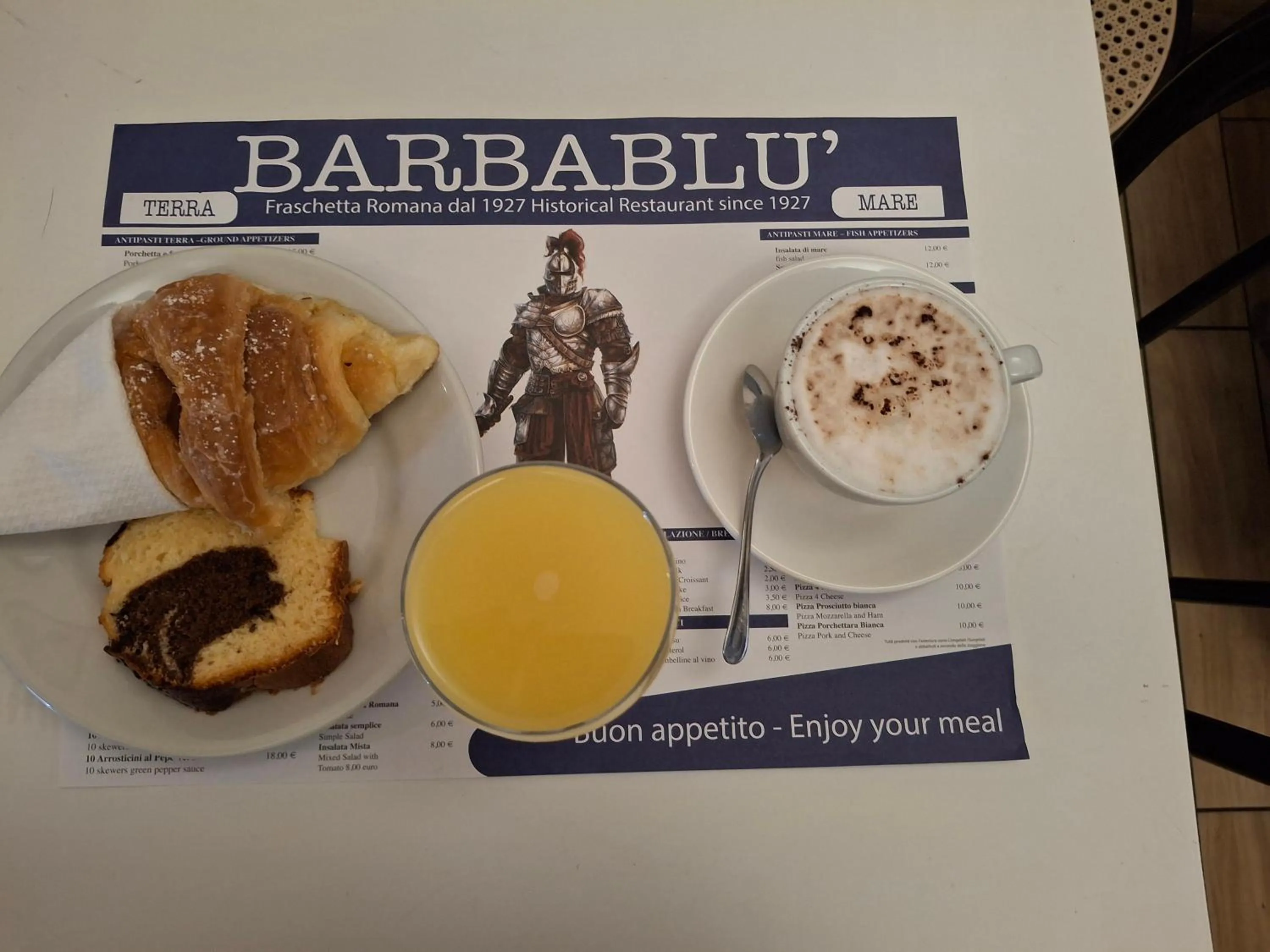 Breakfast in Hotel Castelfidardo