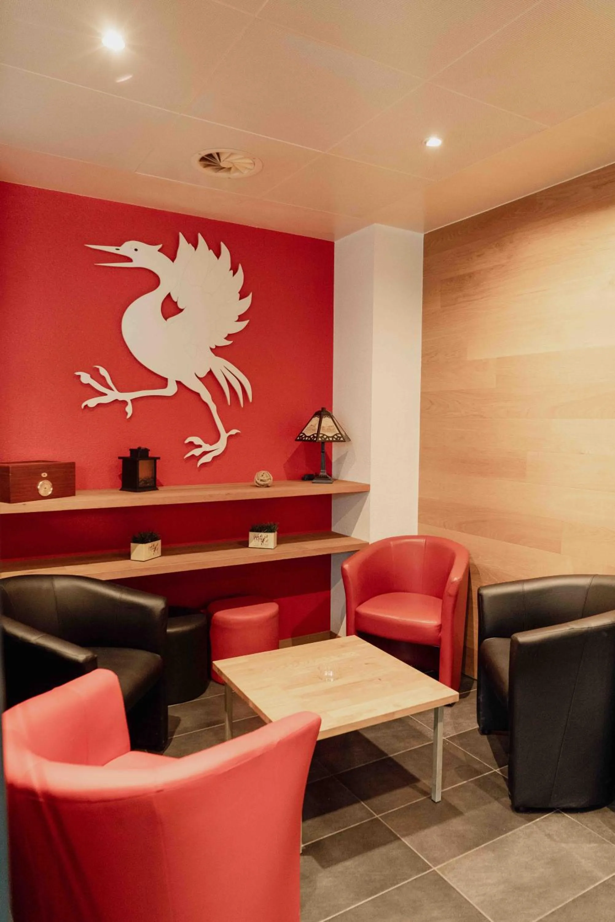 Seating area in ibis Bulle - La Gruyère Swiss Bike Hotel