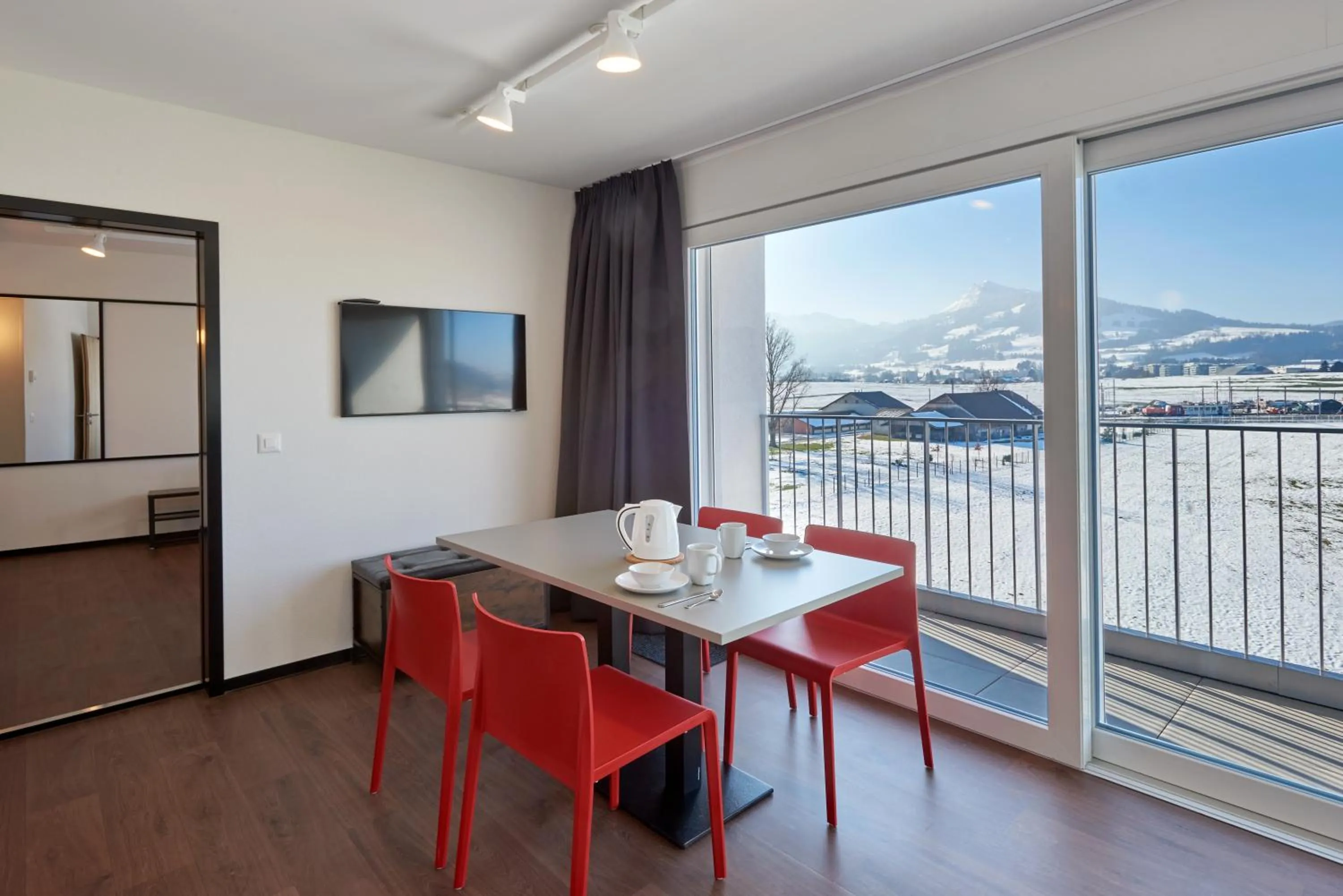 View (from property/room) in ibis Bulle - La Gruyère Swiss Bike Hotel