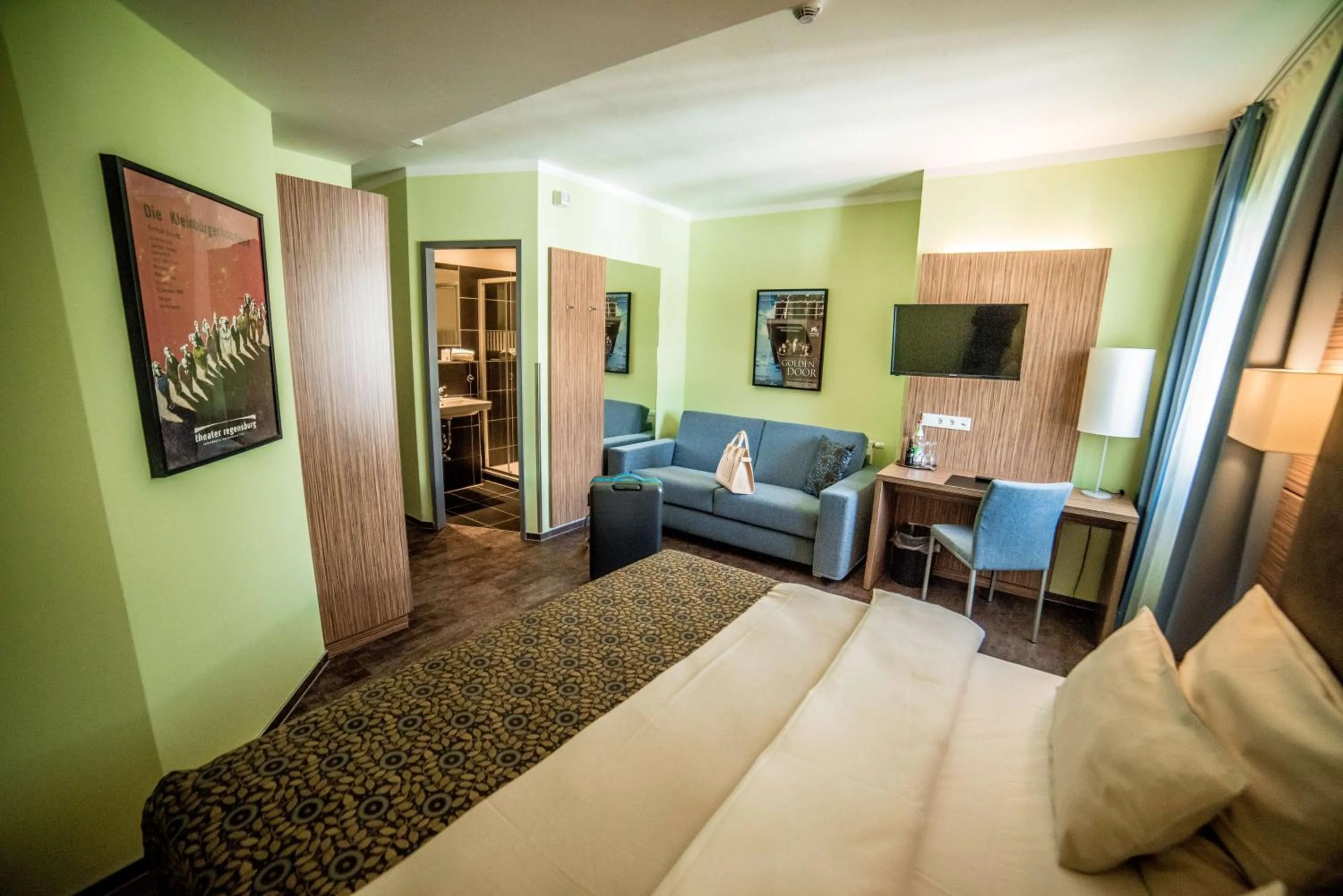 Bedroom, Bed in Hotel Central Regensburg CityCentre, Sure Hotel Collection by Best Western