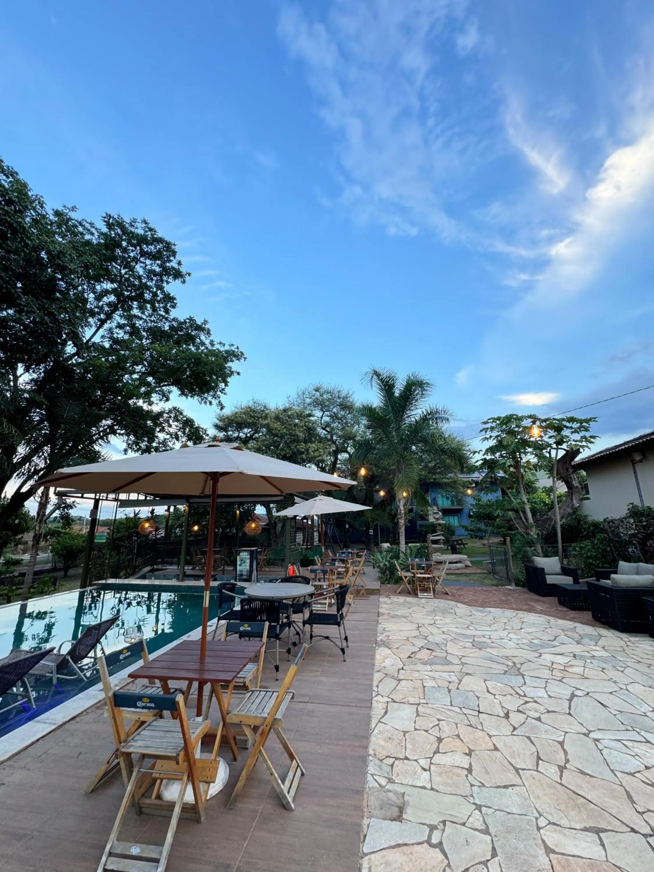 Landmark view in The Garden