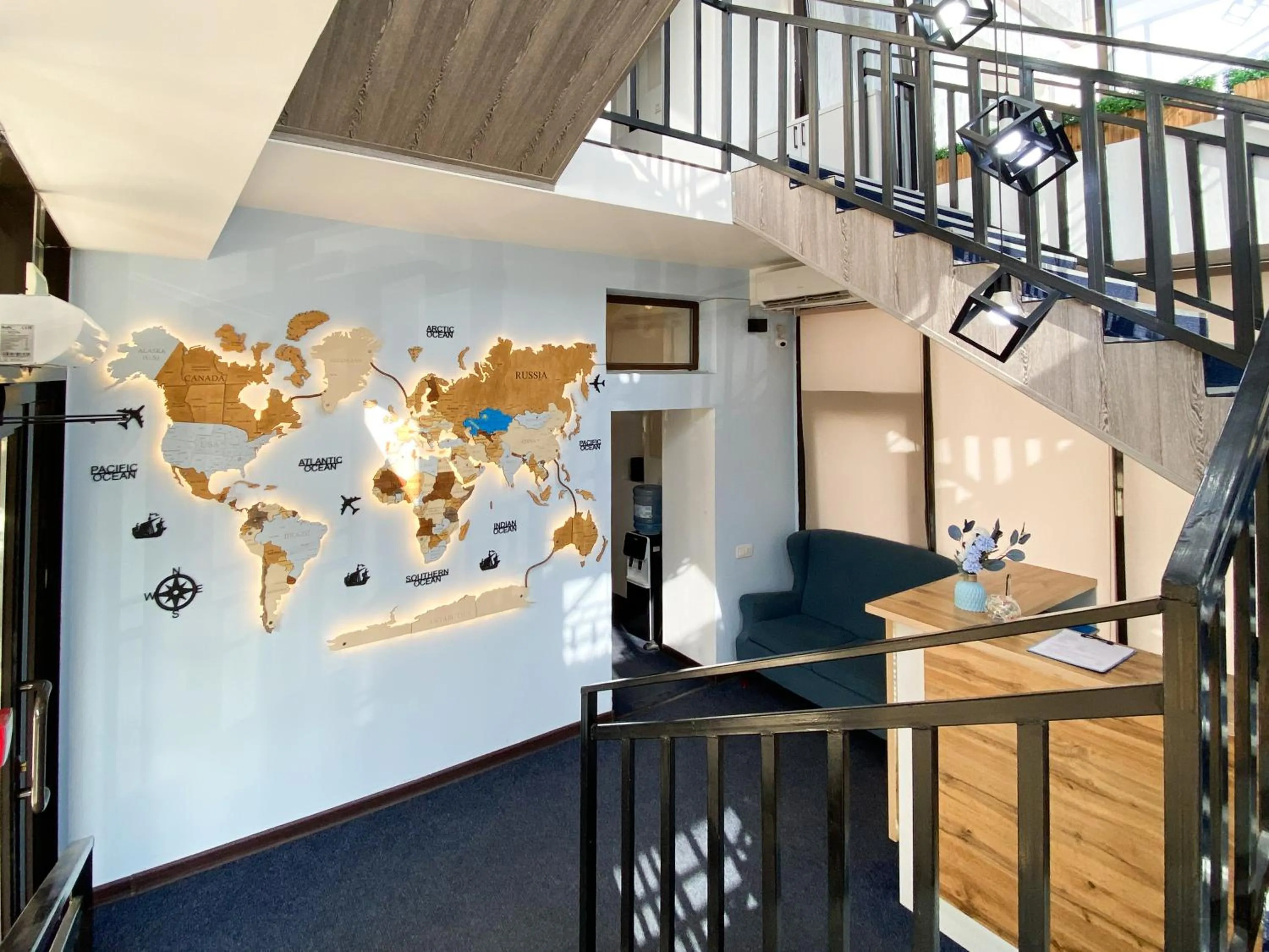 Seating area in Keremet Hotel