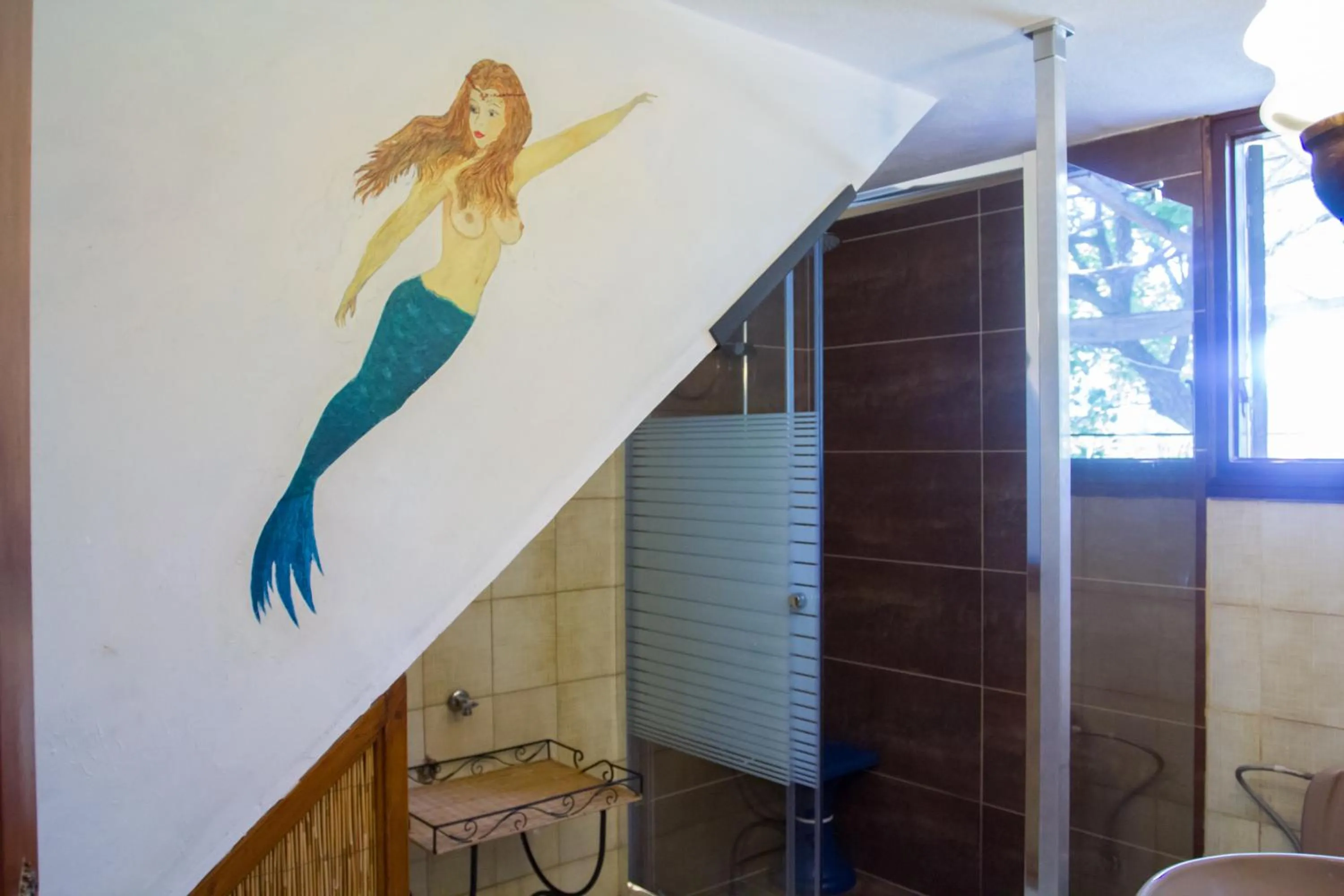 Shower in Villa Mantalena