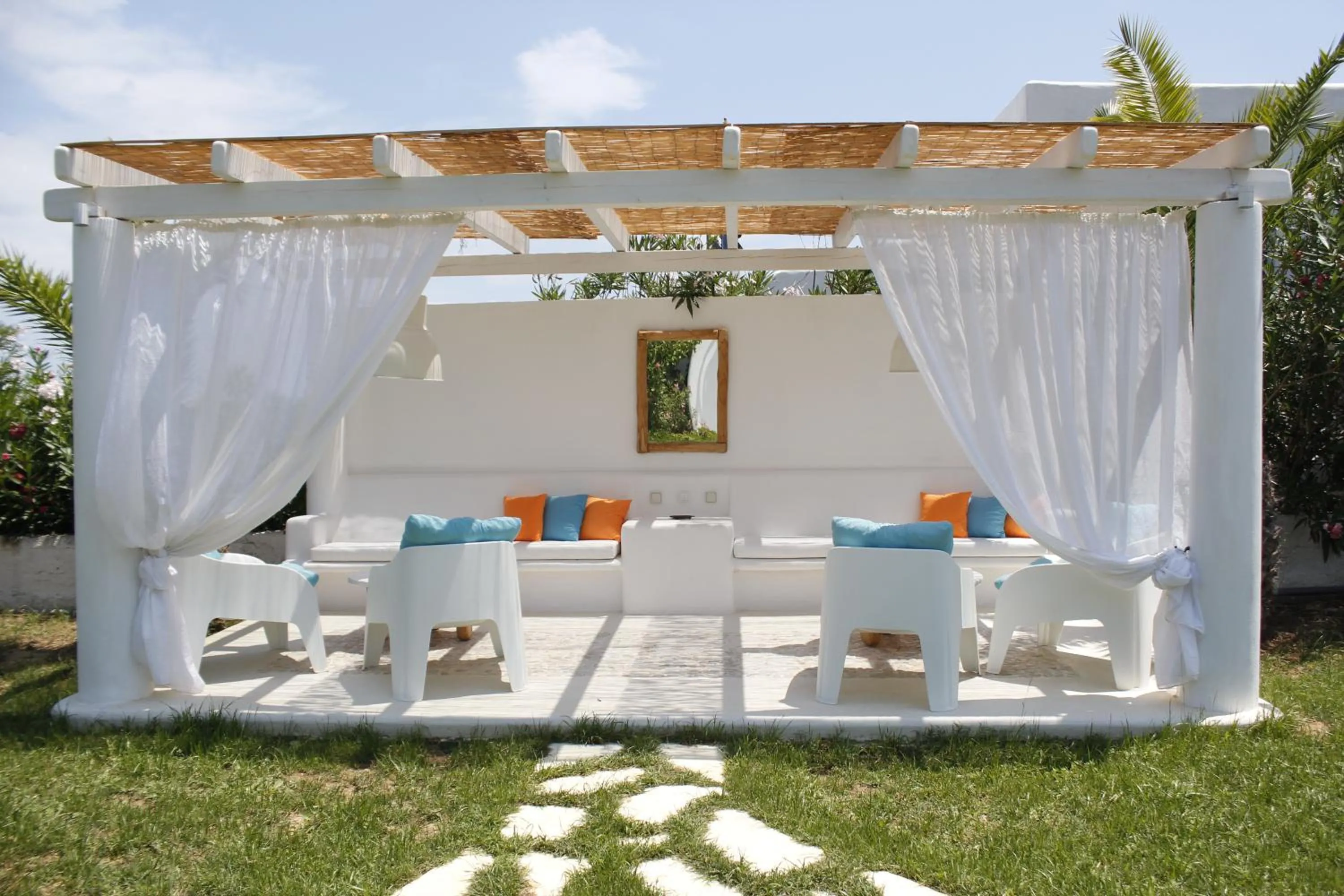 Patio in Villa Mantalena