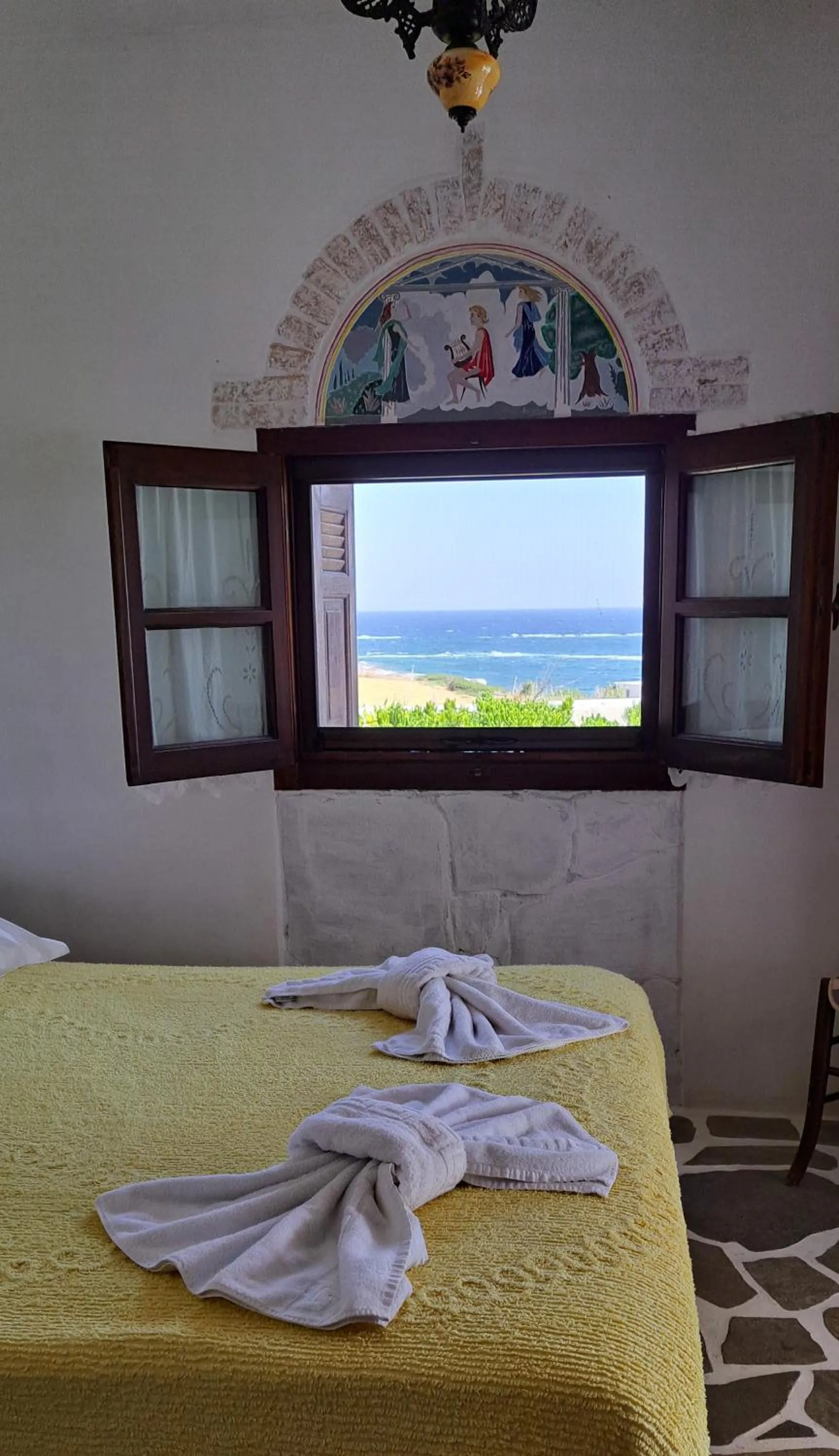 Bedroom, Bed in Villa Mantalena
