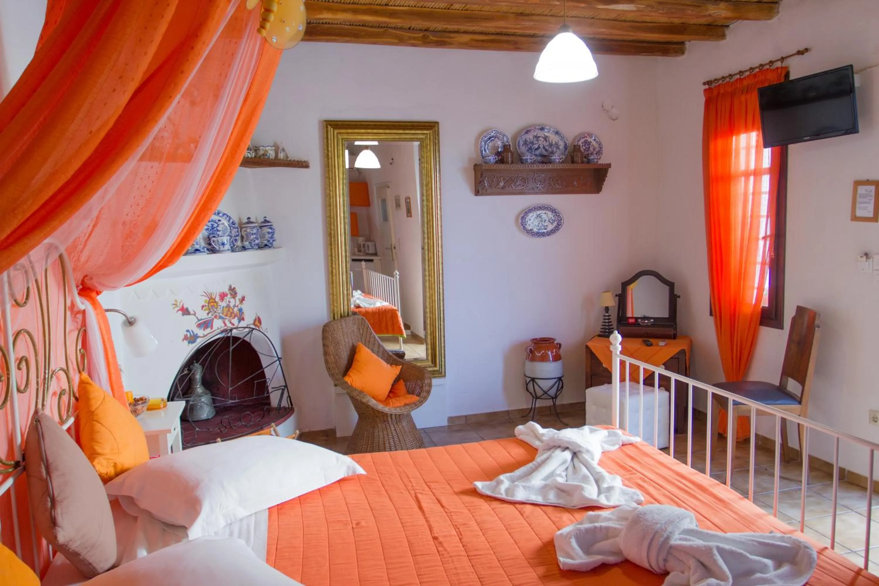 Bed in Villa Mantalena