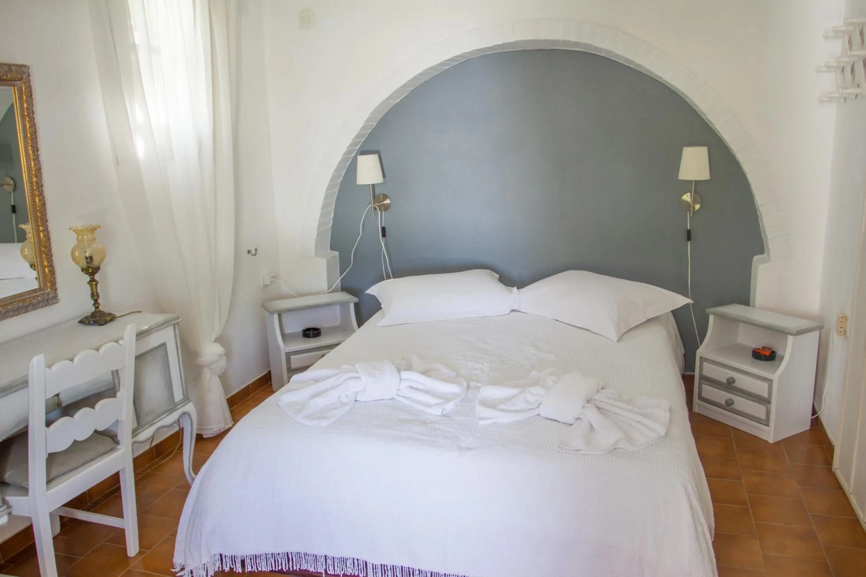 Bedroom, Bed in Villa Mantalena