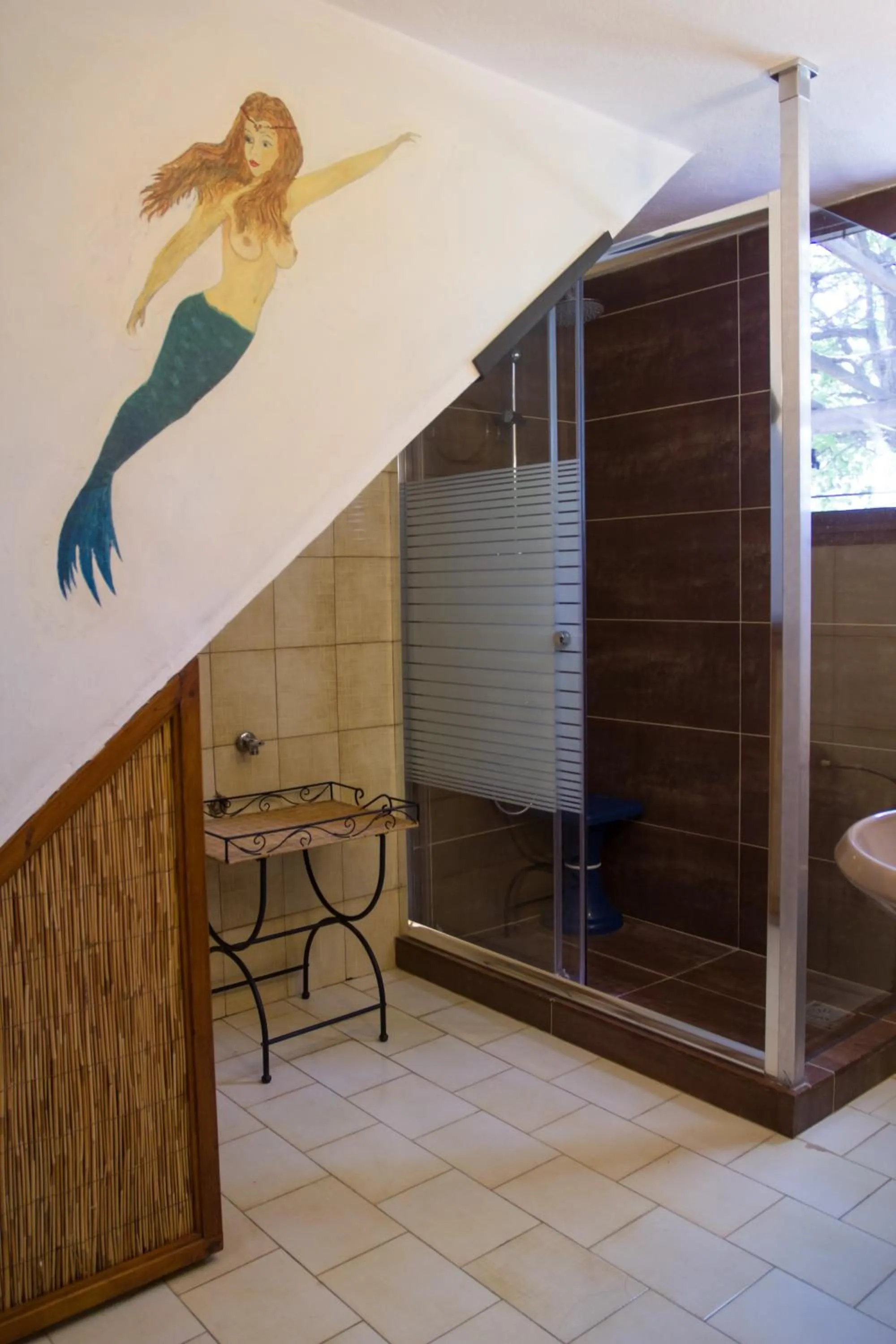 Shower in Villa Mantalena