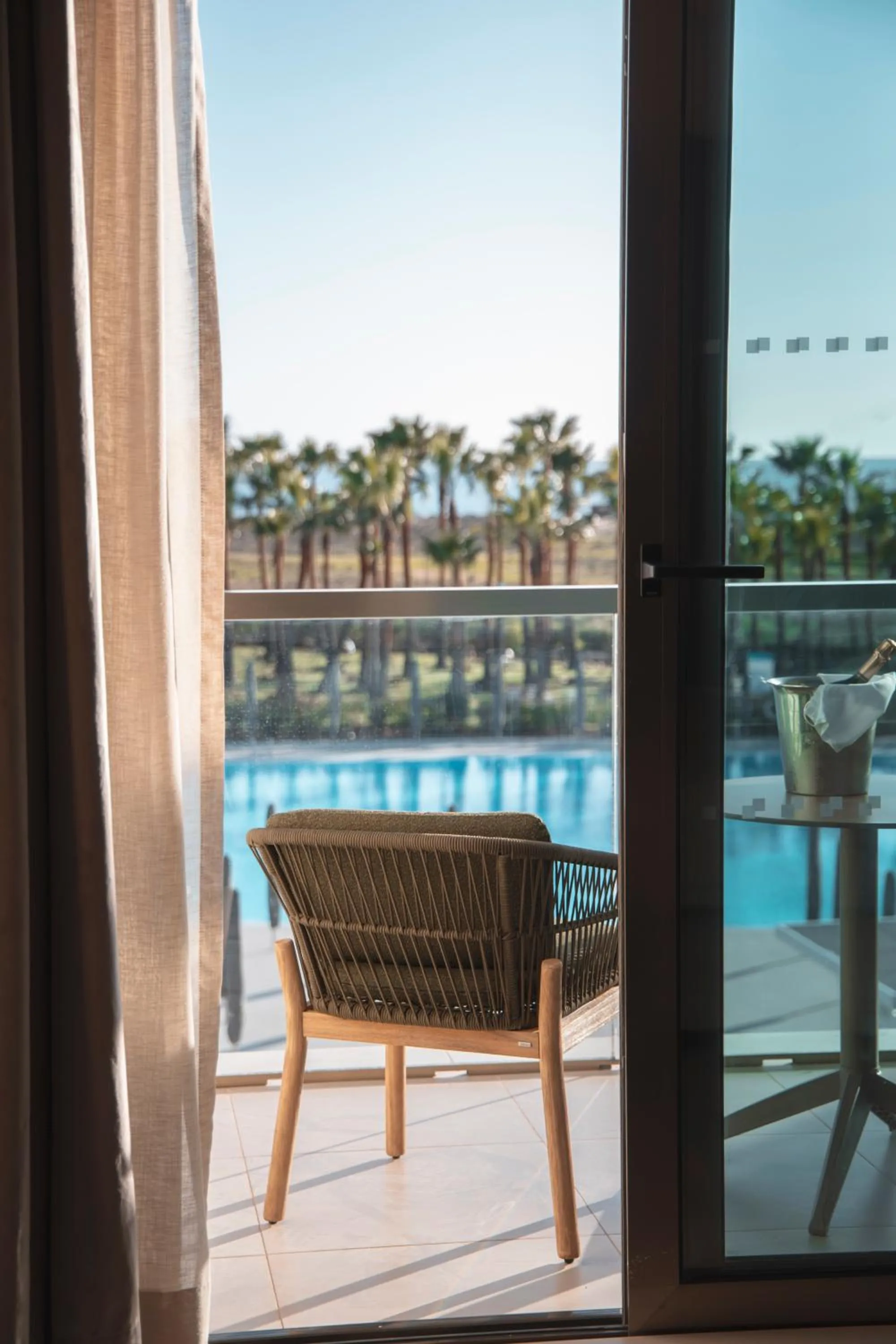 Balcony/Terrace in Wine & Books by the Sea, Algarve Resort