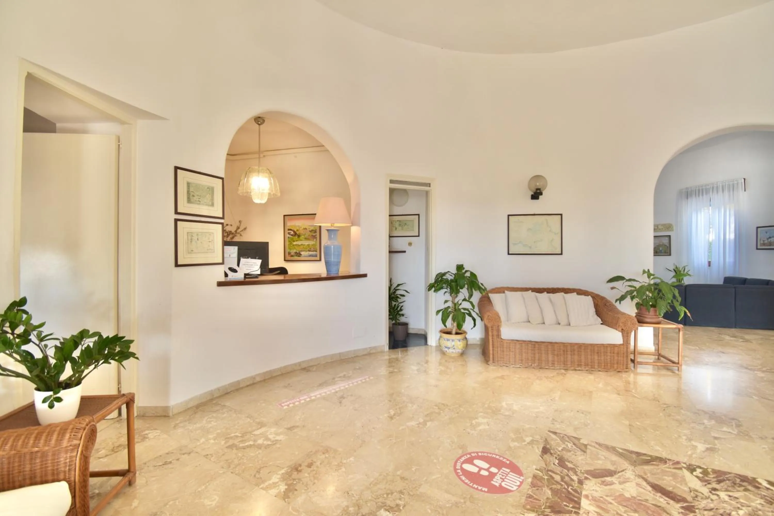 Lobby or reception in Cossyra Hotel