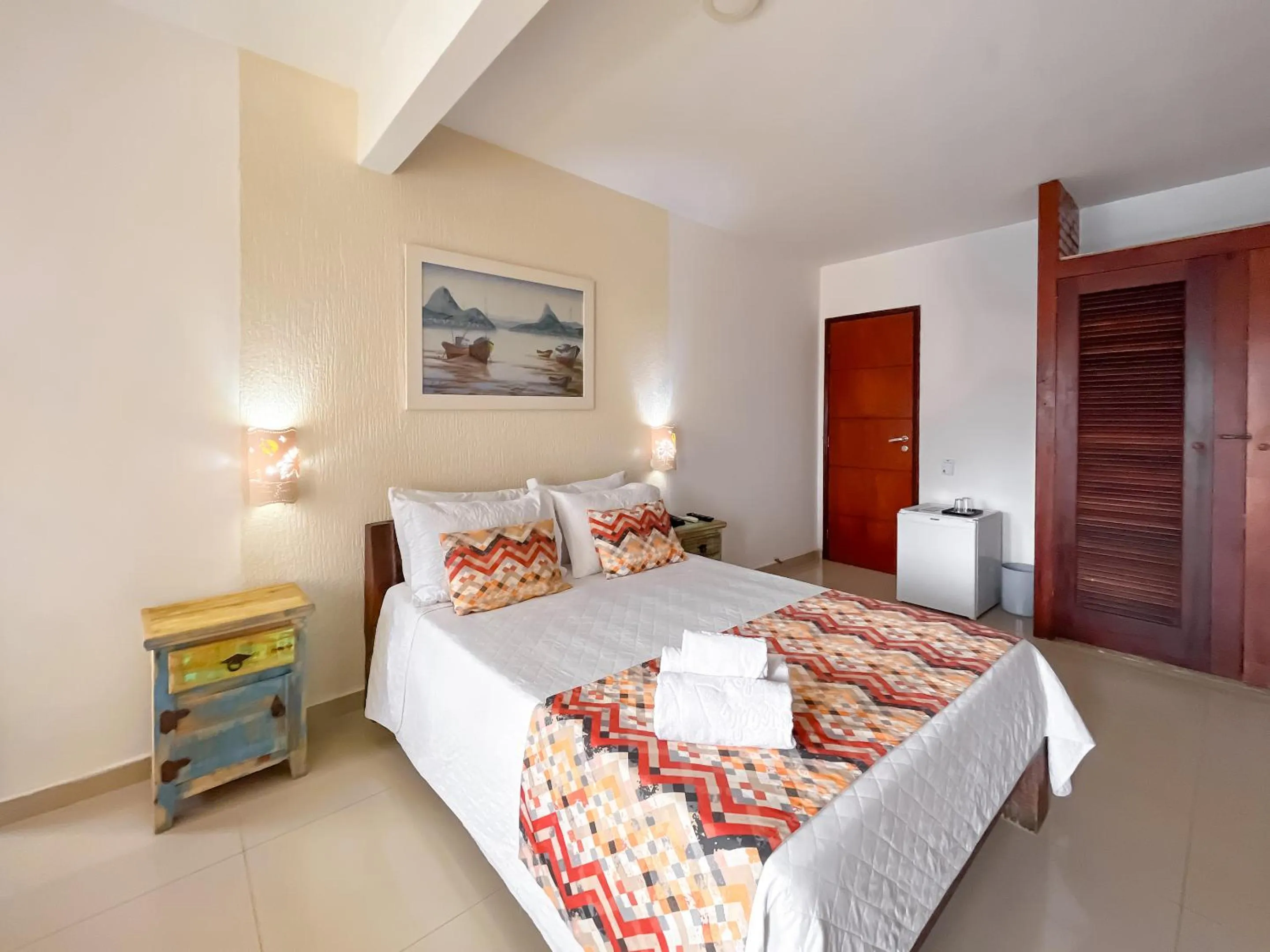 Bed in Pousada do Albatroz