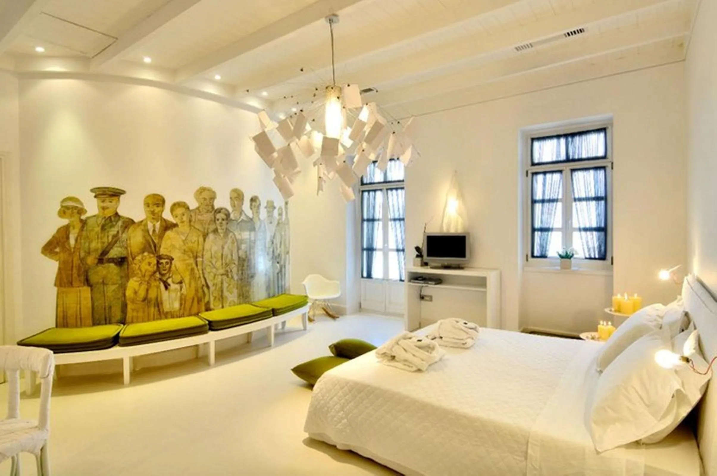 Bed in Perantzada Hotel 1811