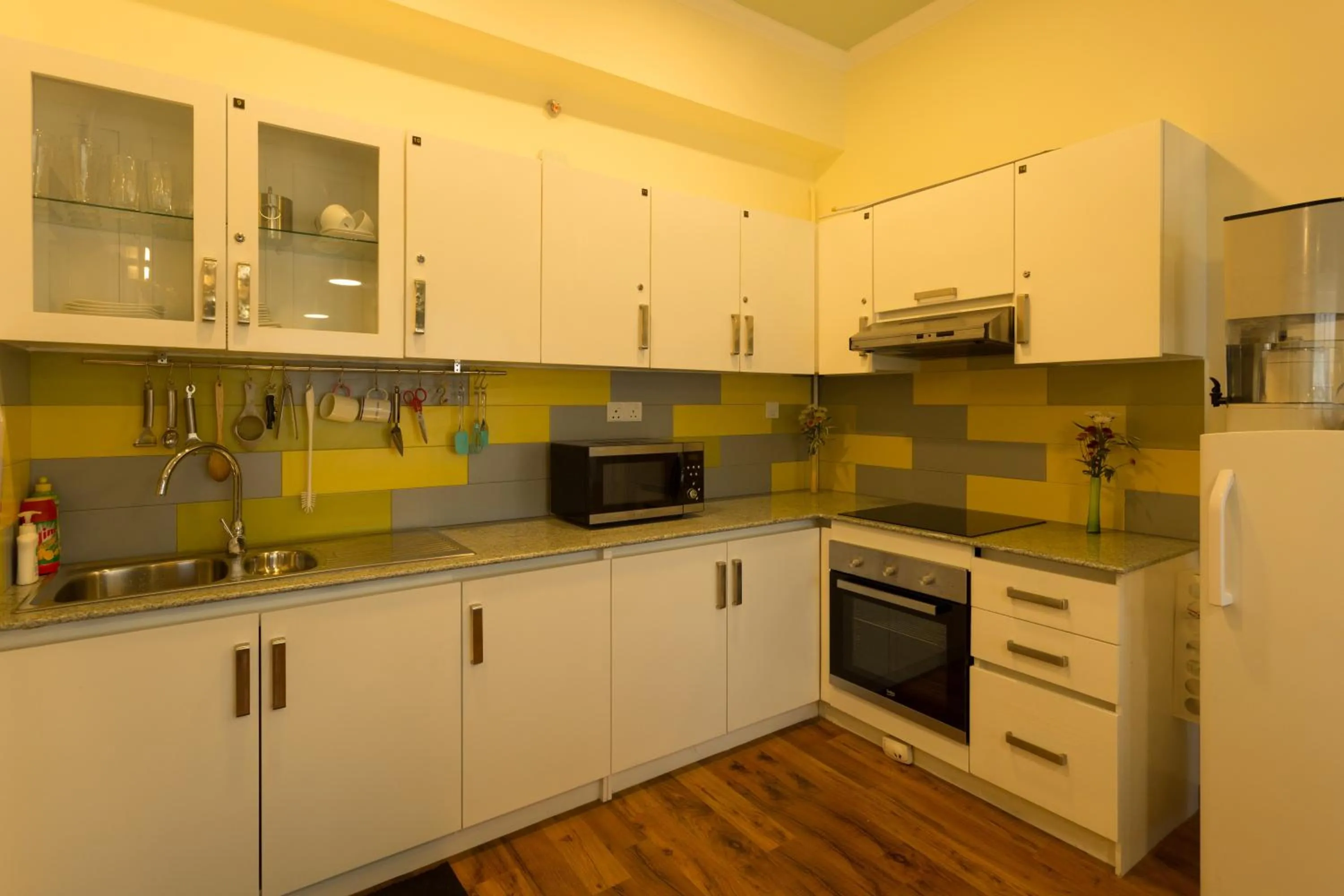 Kitchen or kitchenette in Shalom Residence Nawala
