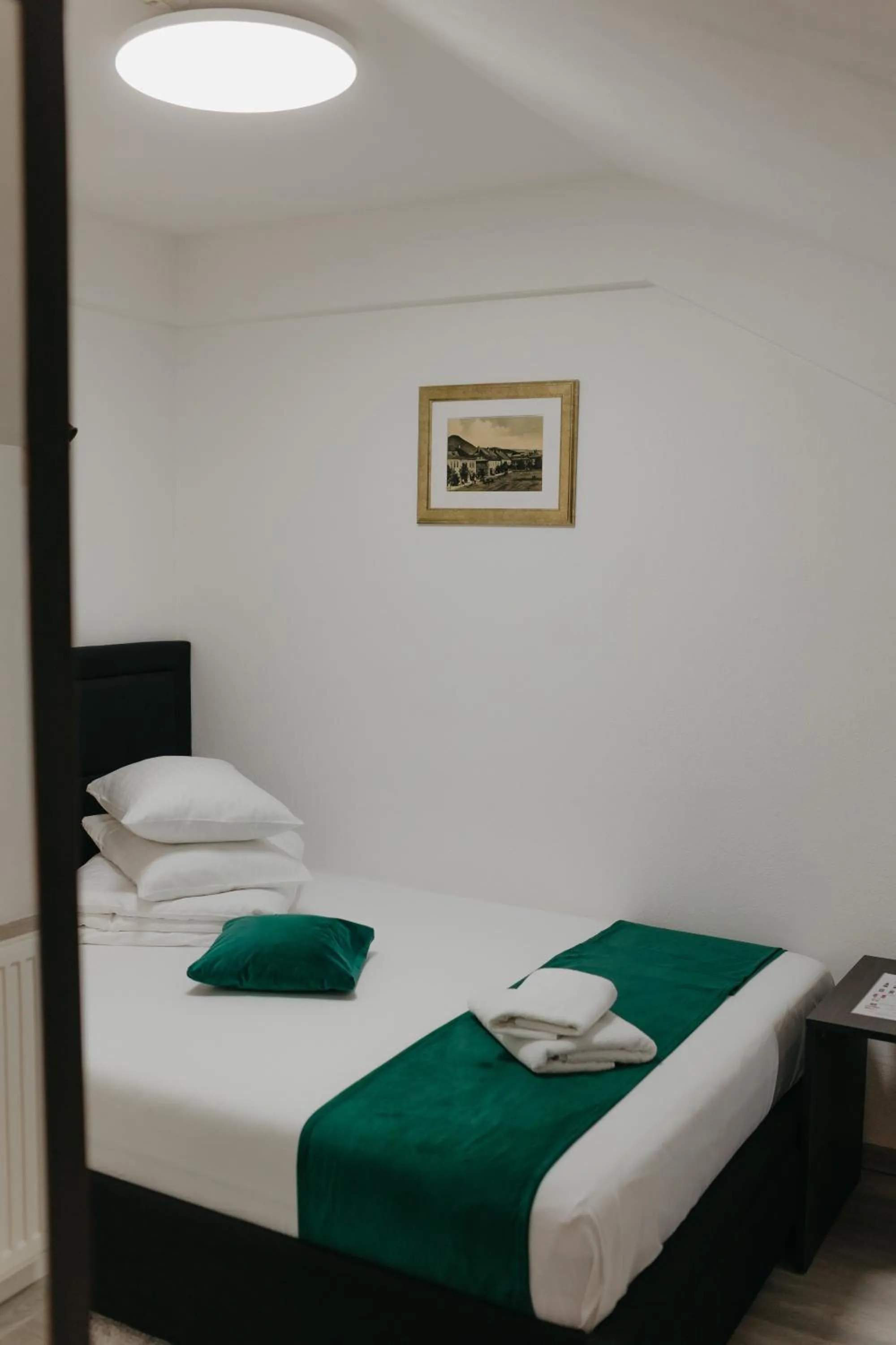 Photo of the whole room, Bed in Pensiunea Pictorilor