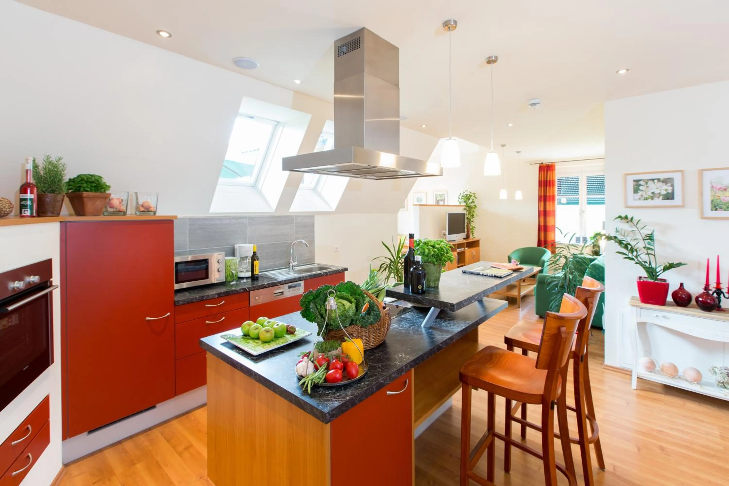 Kitchen or kitchenette in Komfort Appartements Zirbenland - adults only - no dogs