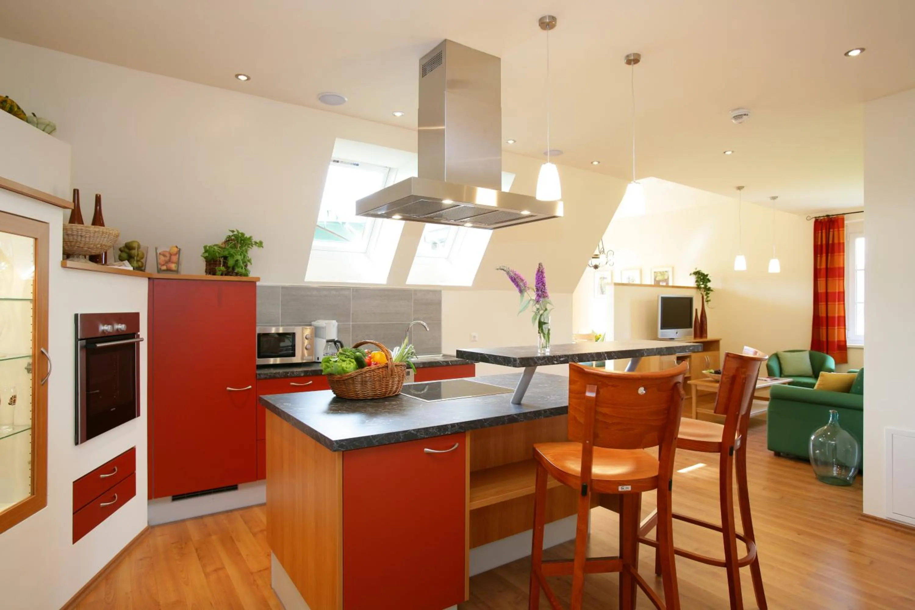 Kitchen or kitchenette in Komfort Appartements Zirbenland - adults only - no dogs