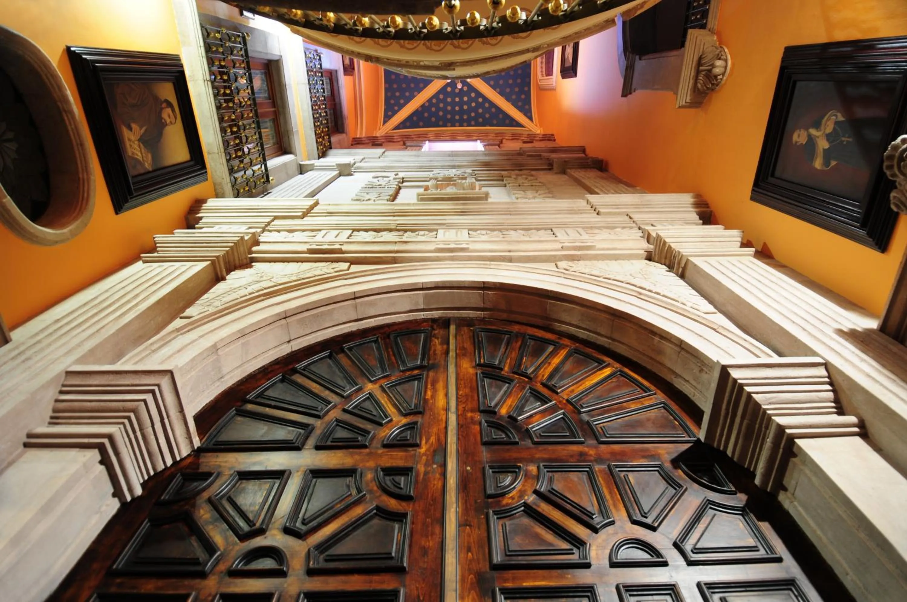 Decorative detail in Hotel Museo Palacio de San Agustin