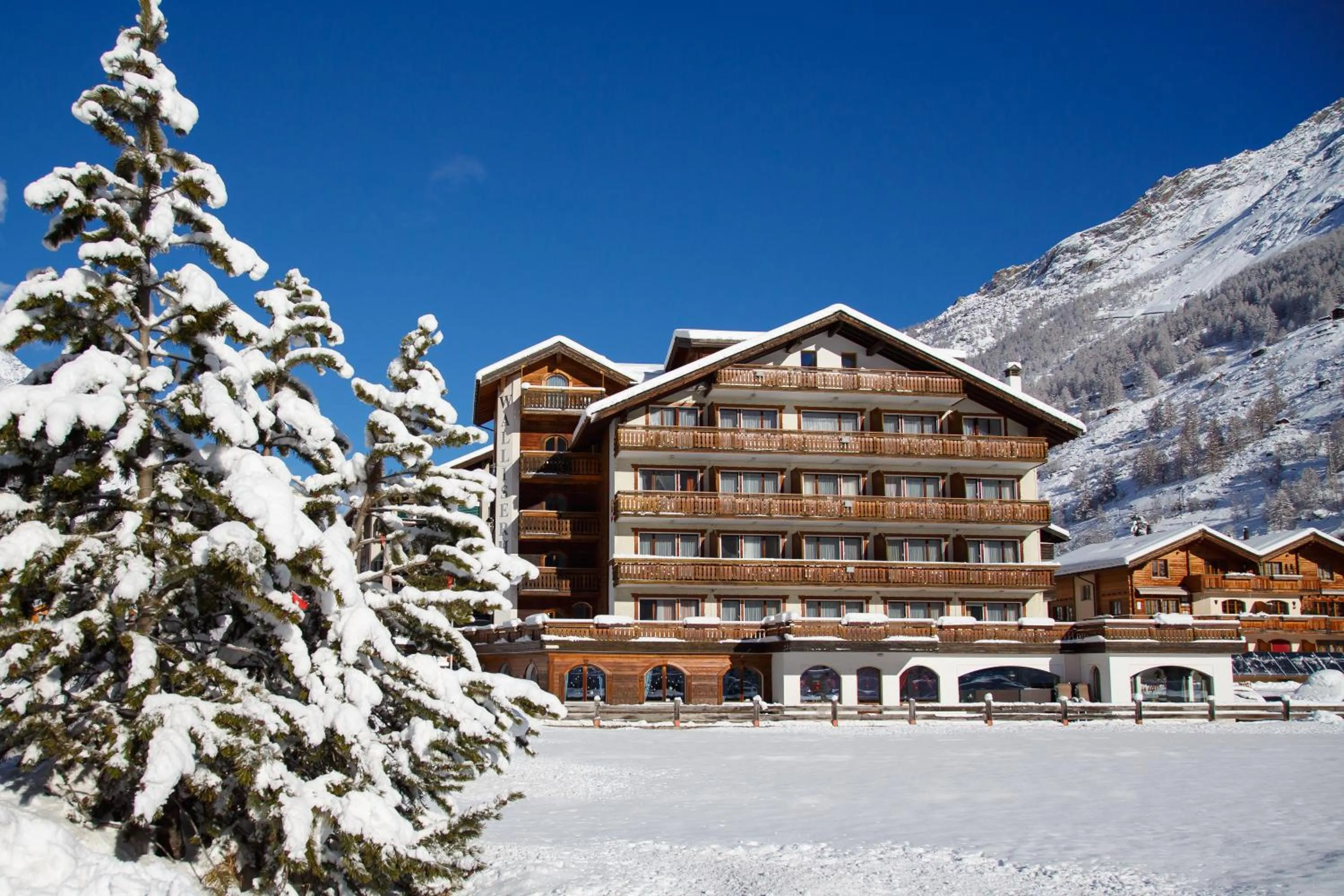 Facade/entrance in Walliserhof