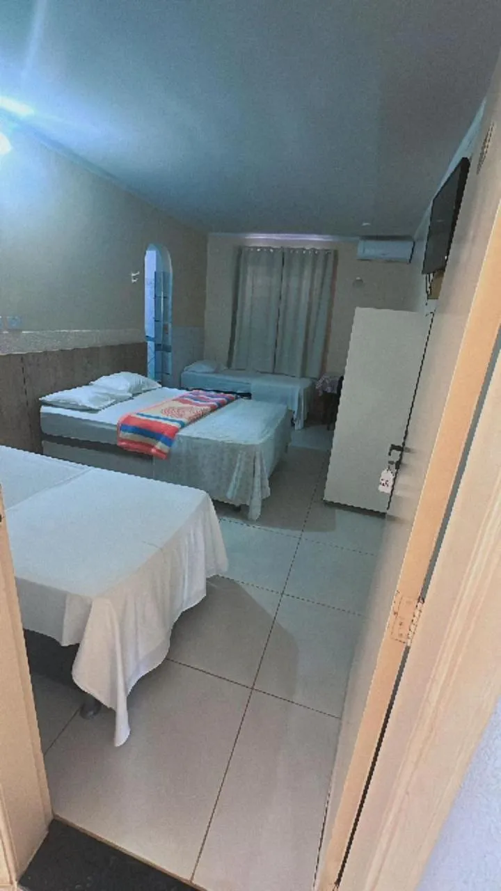 Bed in Hotel Pousada Aeroporto