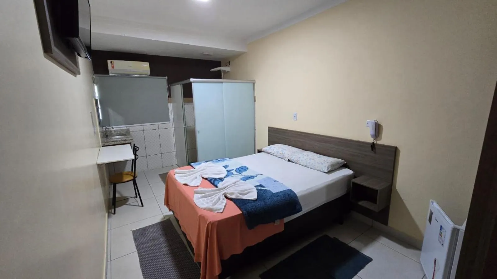 Bed in Hotel Pousada Aeroporto