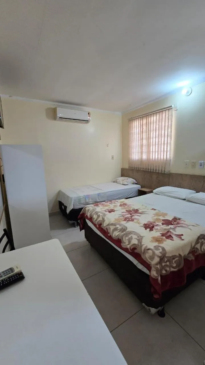 Bed in Hotel Pousada Aeroporto