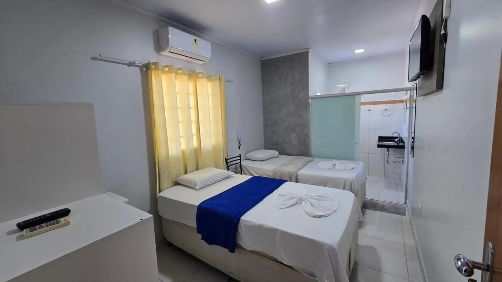 Bed in Hotel Pousada Aeroporto