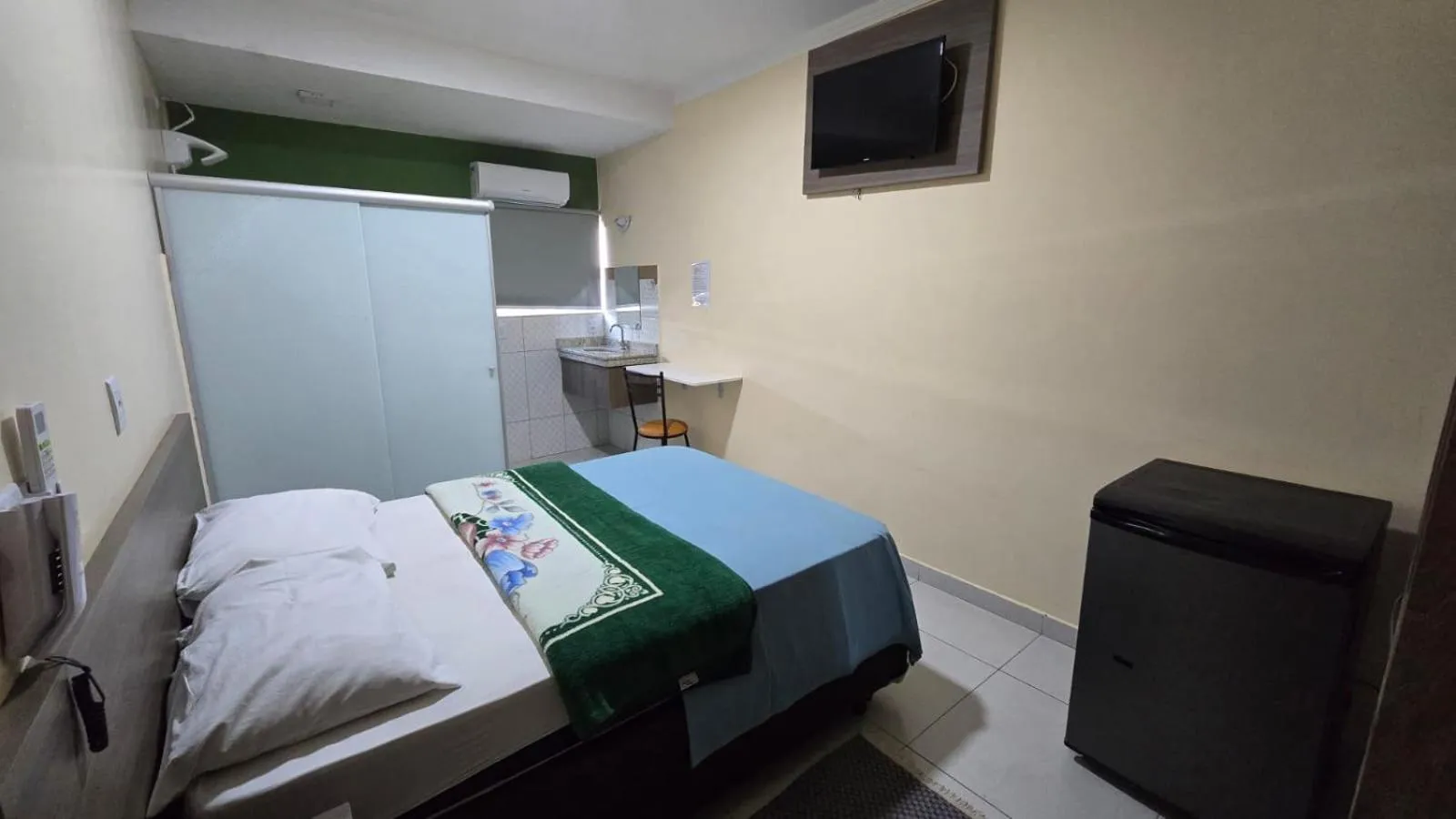 Bed in Hotel Pousada Aeroporto