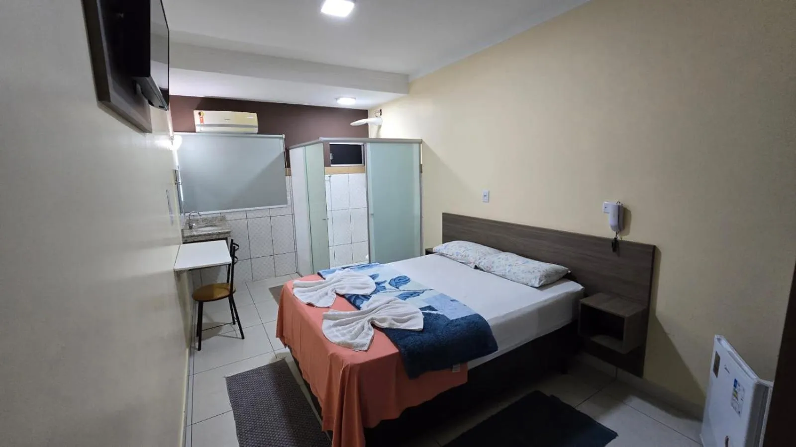 Bed in Hotel Pousada Aeroporto