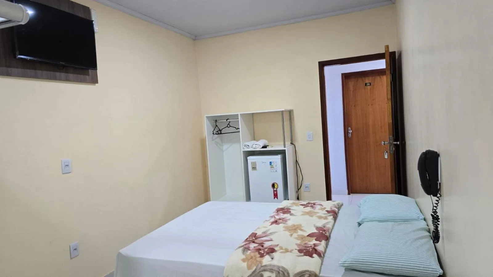 Bed in Hotel Pousada Aeroporto