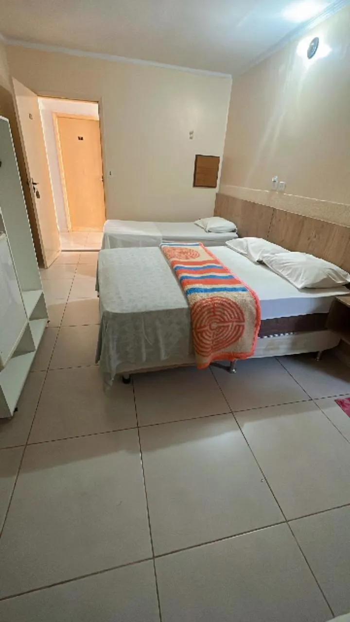 Bed in Hotel Pousada Aeroporto