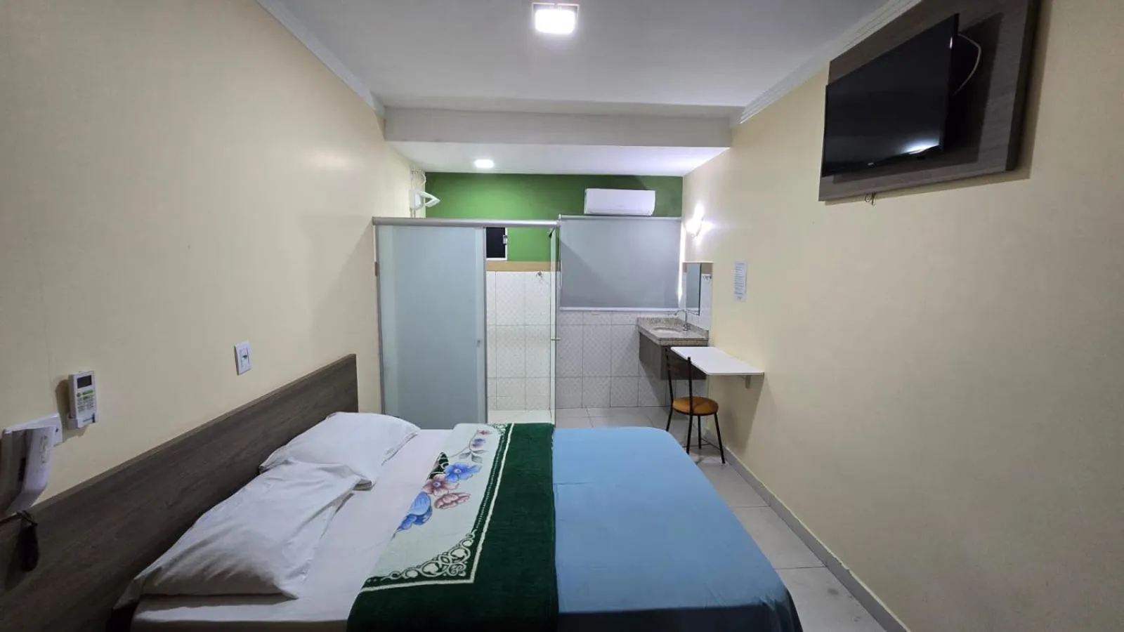 Bed in Hotel Pousada Aeroporto