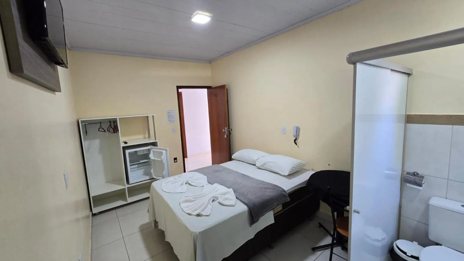 Bed in Hotel Pousada Aeroporto