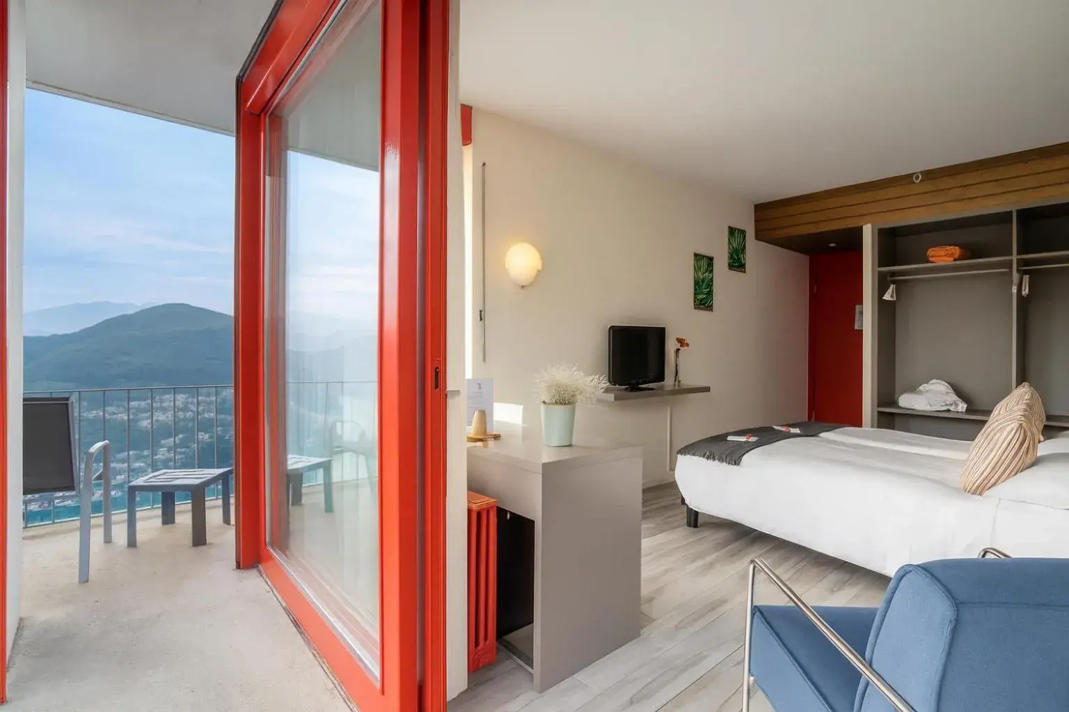 Bedroom, Bed in Hotel Serpiano Bedroom, Bed in Hotel Serpiano