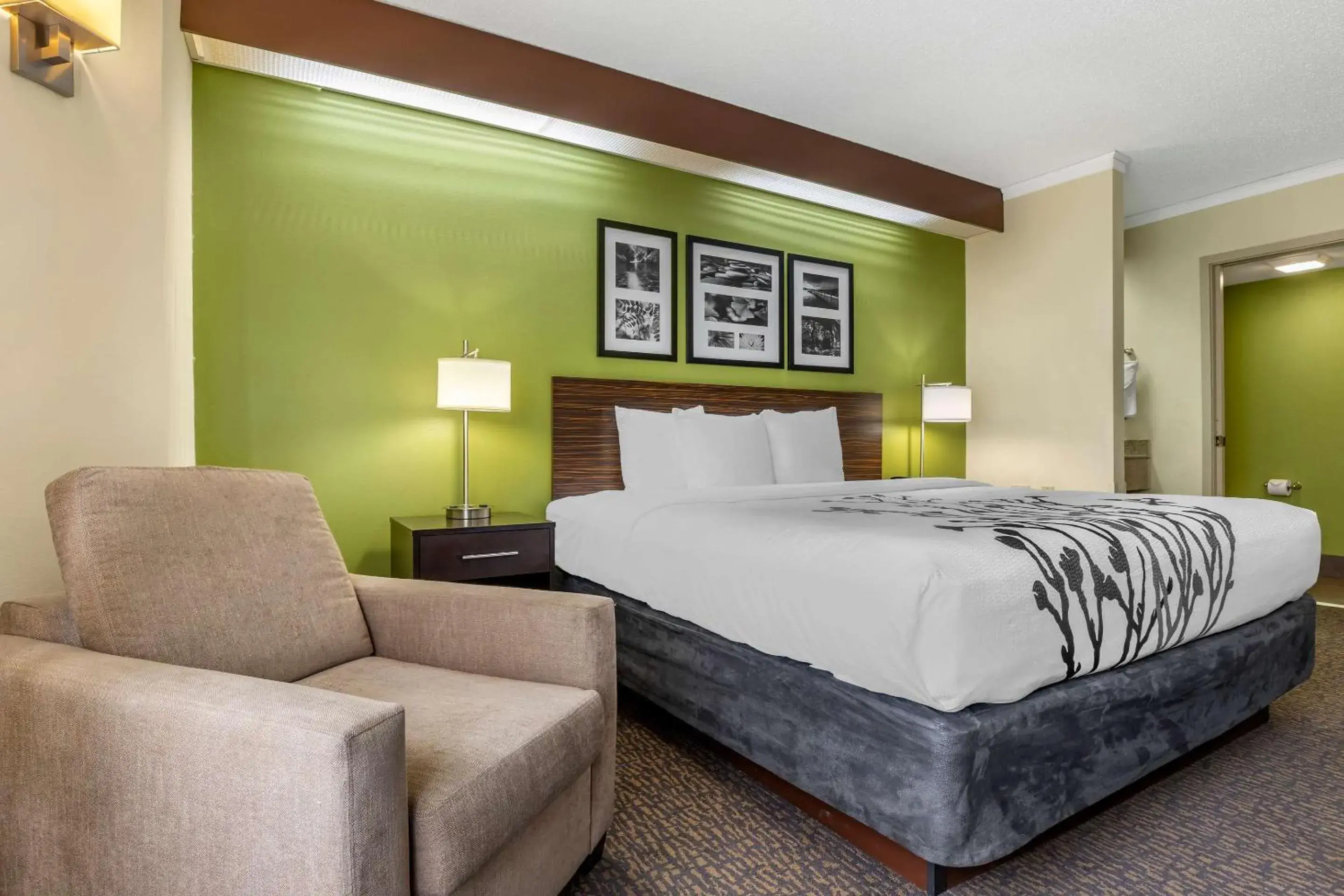 Bedroom, Bed in Sleep Inn Matthews-Charlotte Bedroom, Bed in Sleep Inn Matthews-Charlotte