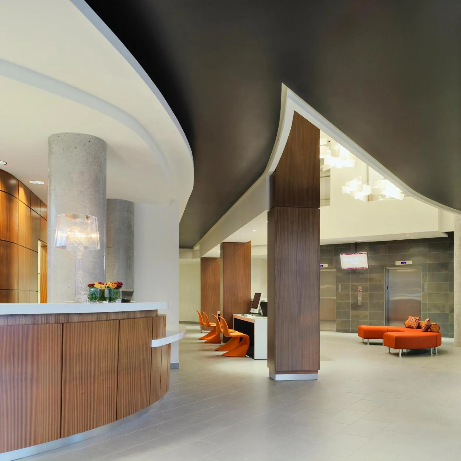 Lobby or reception in University of Calgary Accommodations and Events