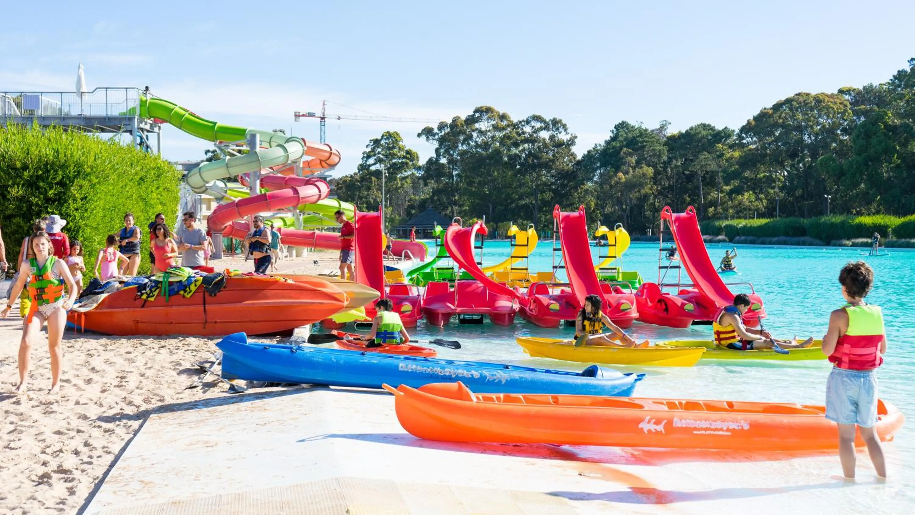 Aqua park in Solanas Punta del Este & Crystal Beach