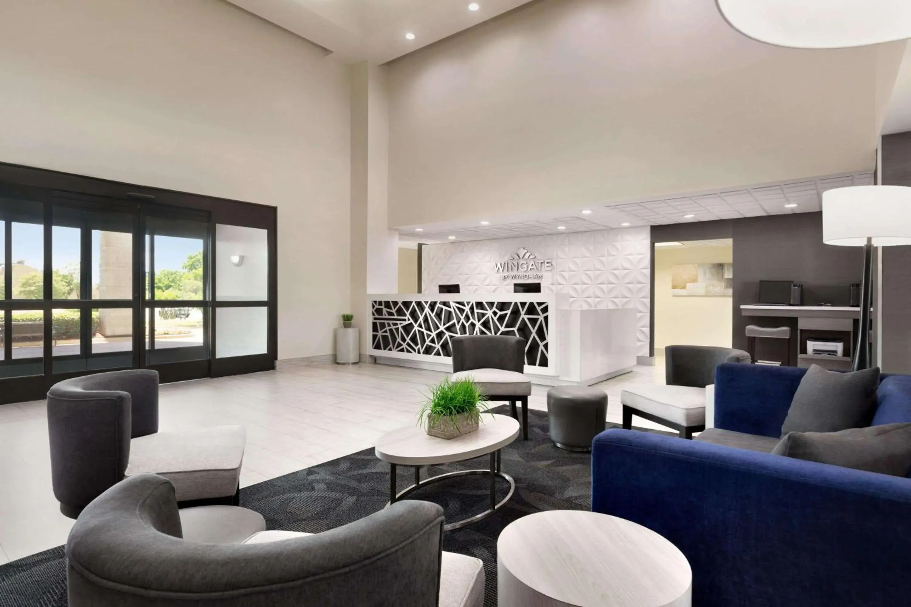Lobby or reception in Wingate By Wyndham Montgomery Lobby or reception in Wingate By Wyndham Montgomery
