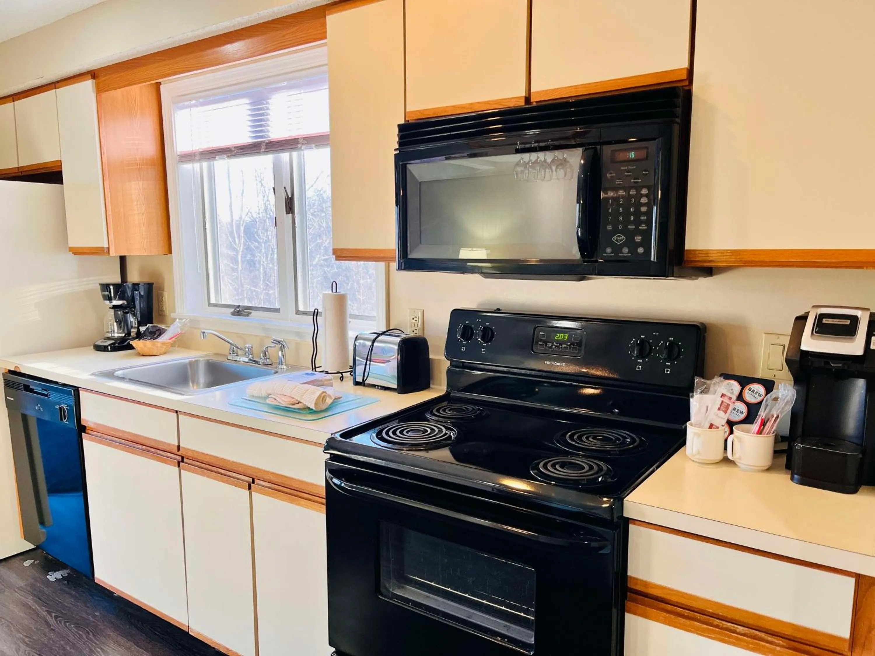 Kitchen or kitchenette in Nordic Village Condominium Resort