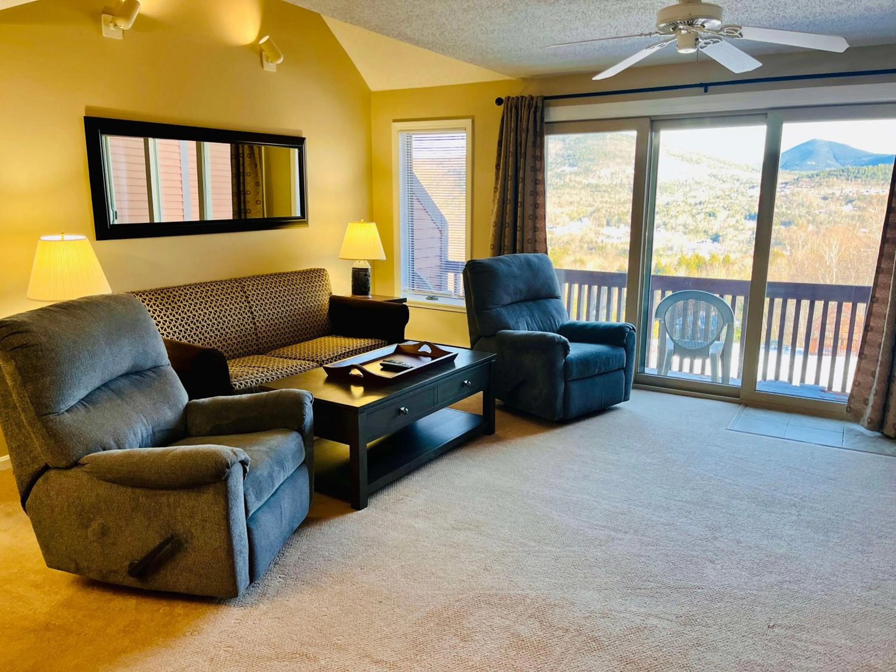 Living room in Nordic Village Condominium Resort