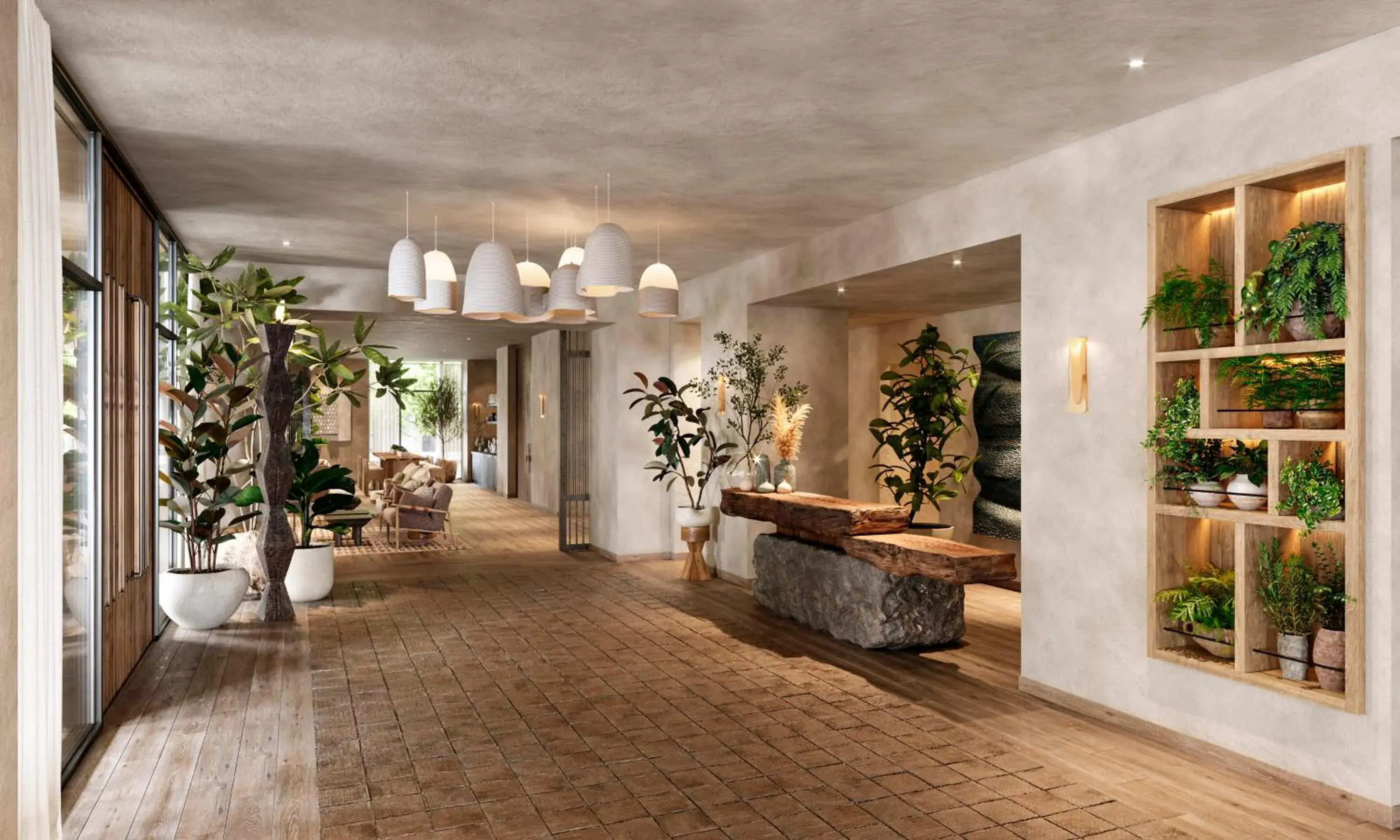 Lobby or reception in 1 Hotel San Francisco Lobby or reception in 1 Hotel San Francisco