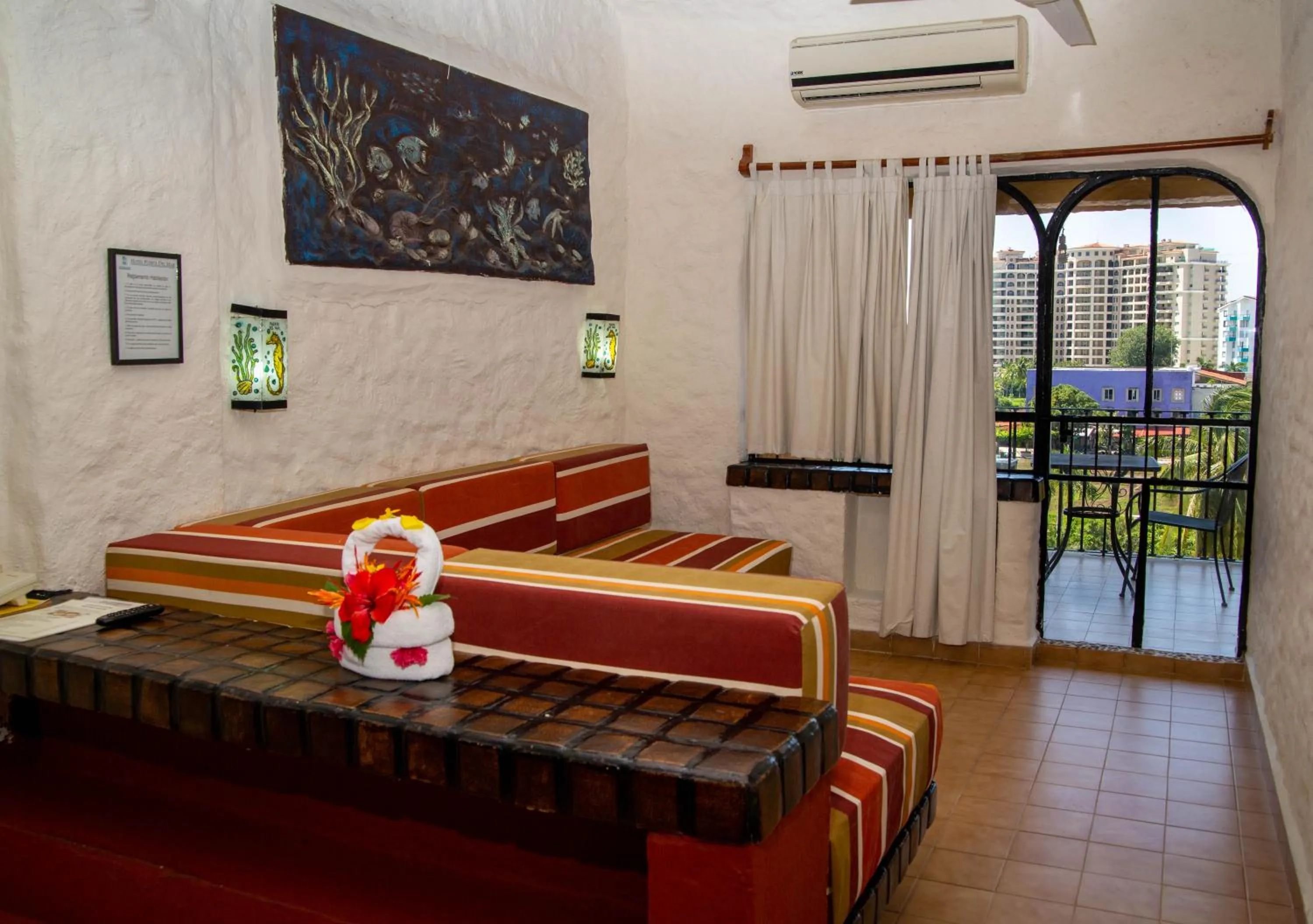 Living room in Hotel Puerta Del Mar Ixtapa