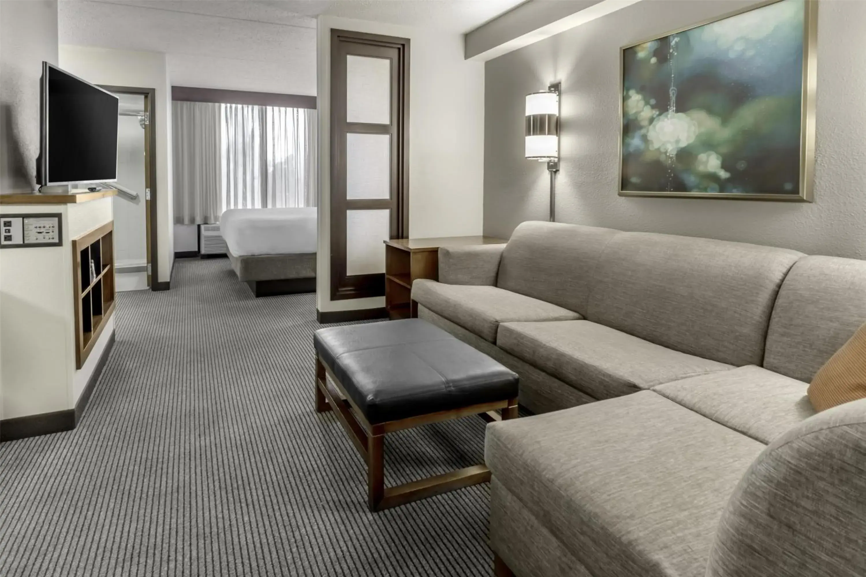 Bedroom, Bed in Hyatt Place Charlotte Airport Billy Graham Parkway Bedroom, Bed in Hyatt Place Charlotte Airport Billy Graham Parkway