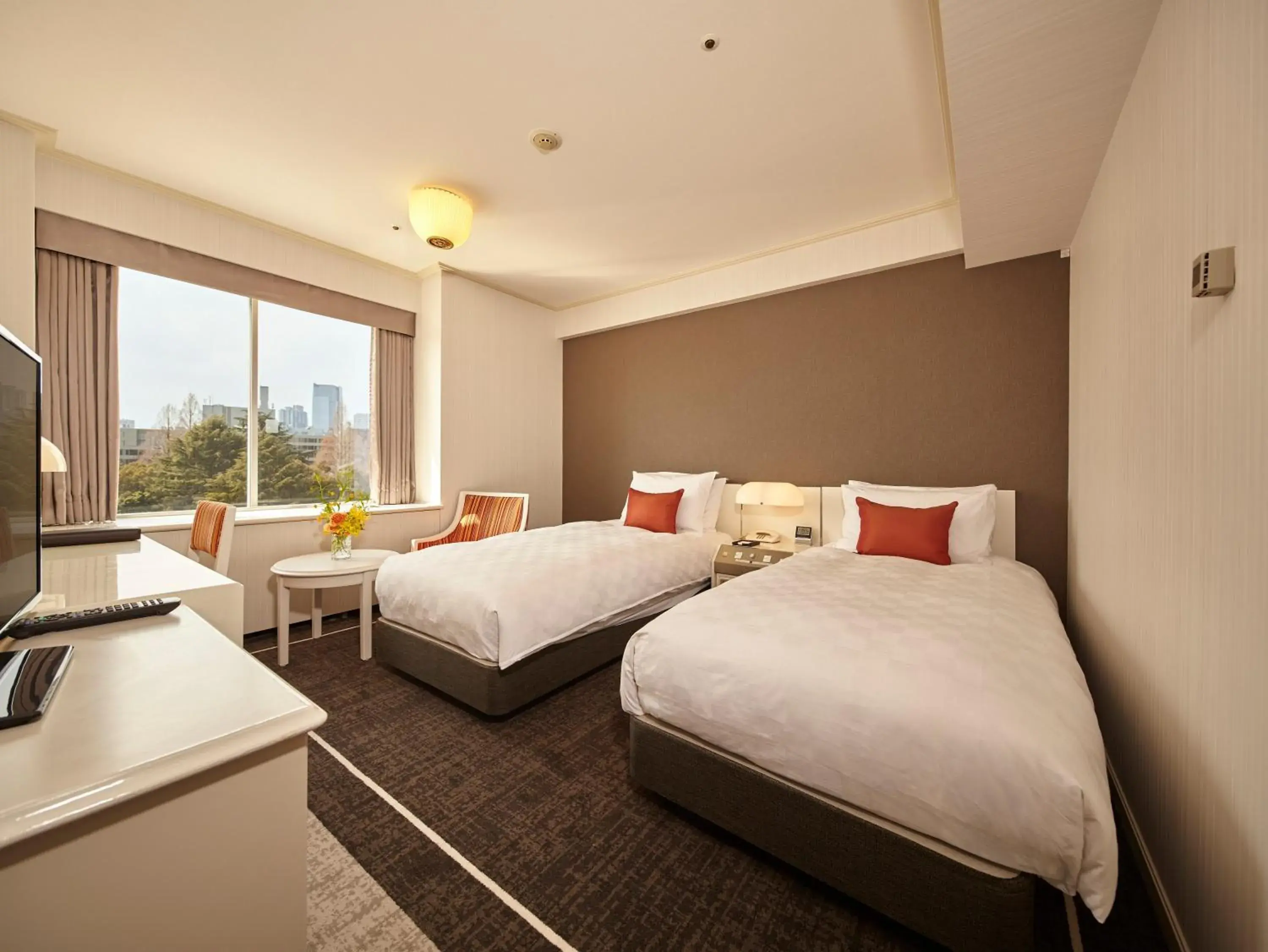 Bed in Tokyo Prince Hotel Bed in Tokyo Prince Hotel