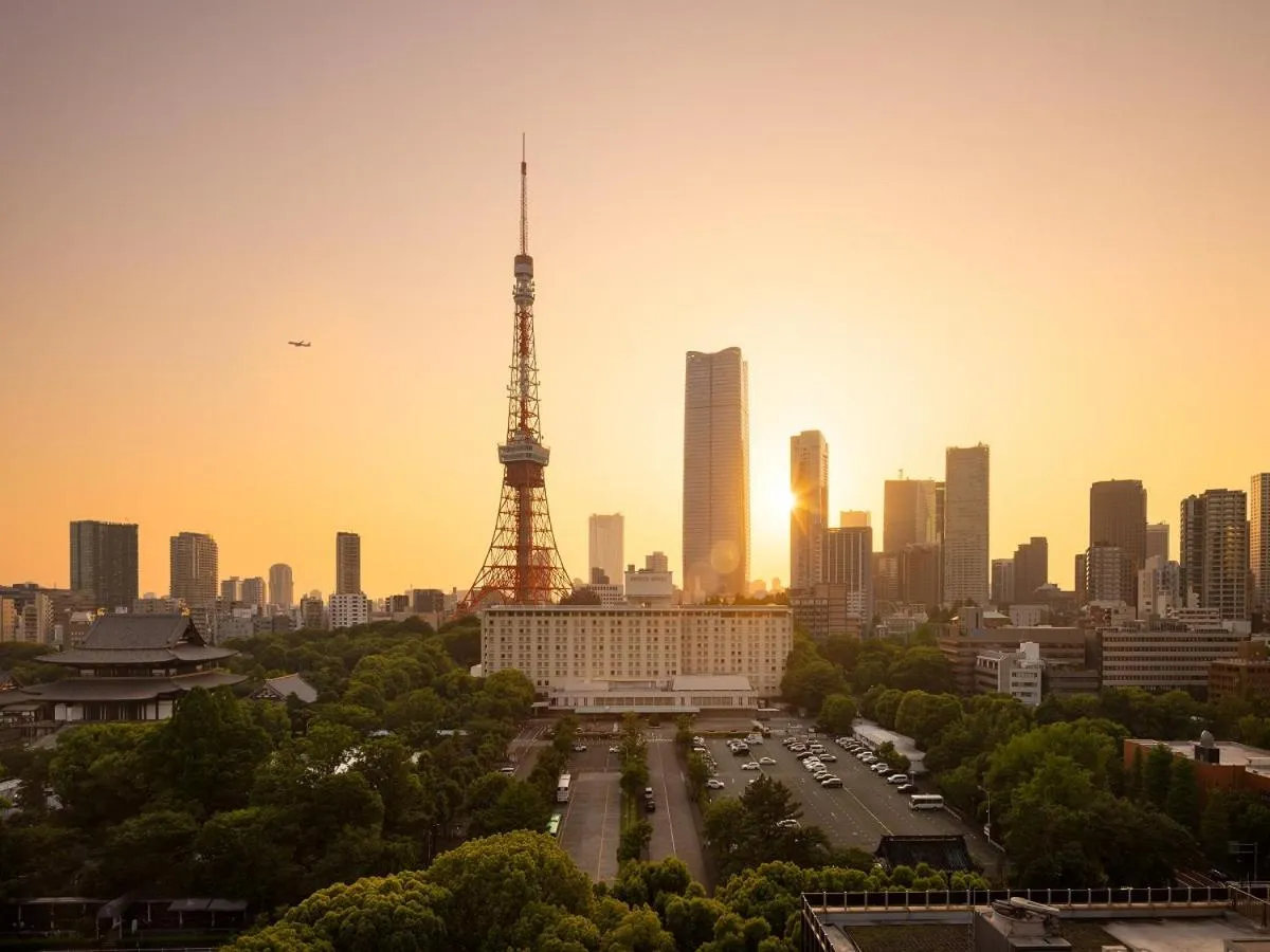 Sunset in Tokyo Prince Hotel