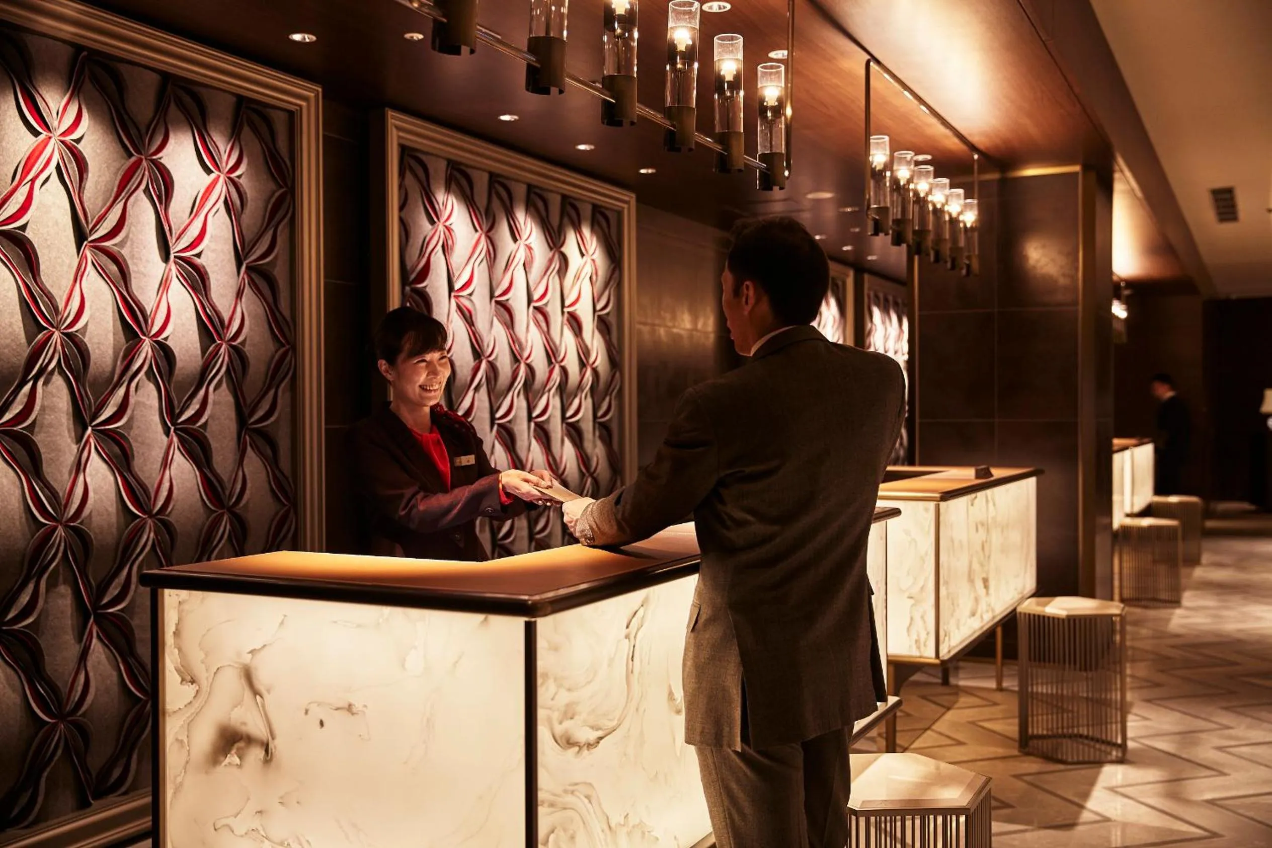 Lobby or reception in Tokyo Prince Hotel