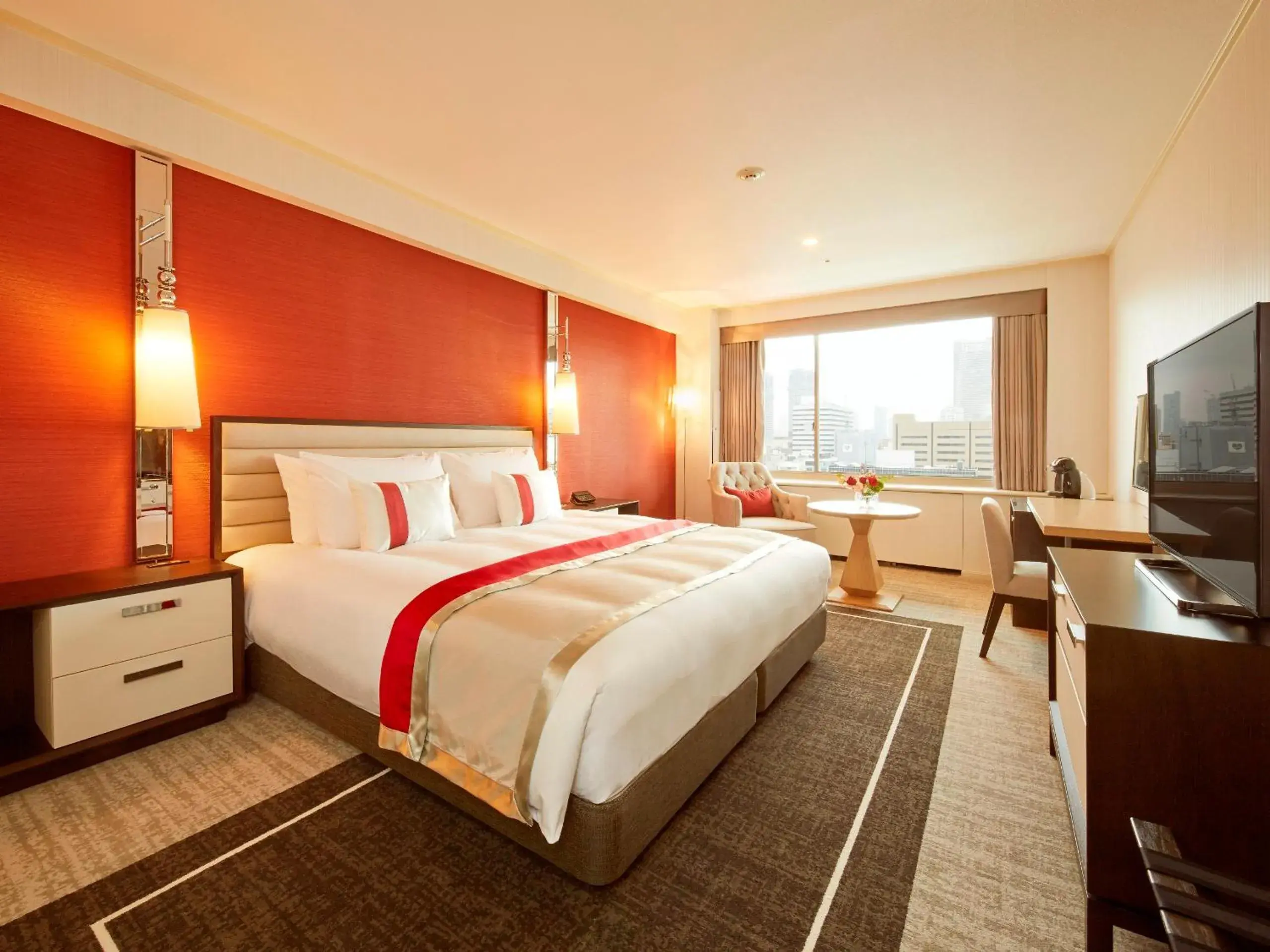 Bed in Tokyo Prince Hotel Bed in Tokyo Prince Hotel